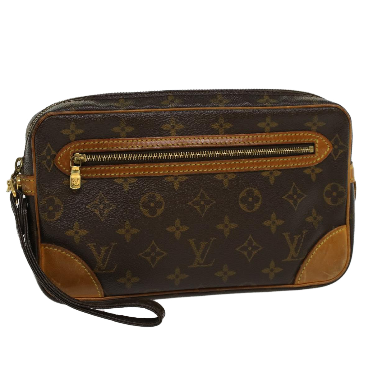 LOUIS VUITTON Monogram Marly Dragonne GM Clutch Bag M51825 LV am4640
