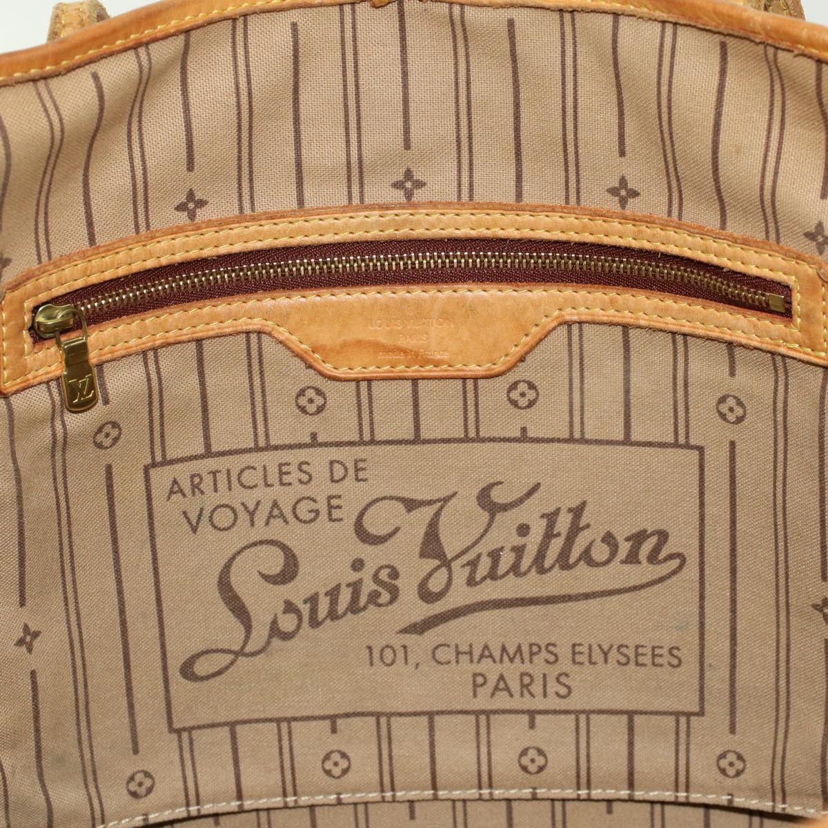 LOUIS VUITTON Monogram Neverfull MM Tote Bag M40156 LV am4644