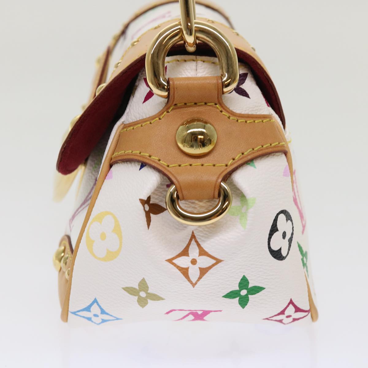 LOUIS VUITTON Monogram Multicolor Marilyn Shoulder Bag White M40127 am4684A