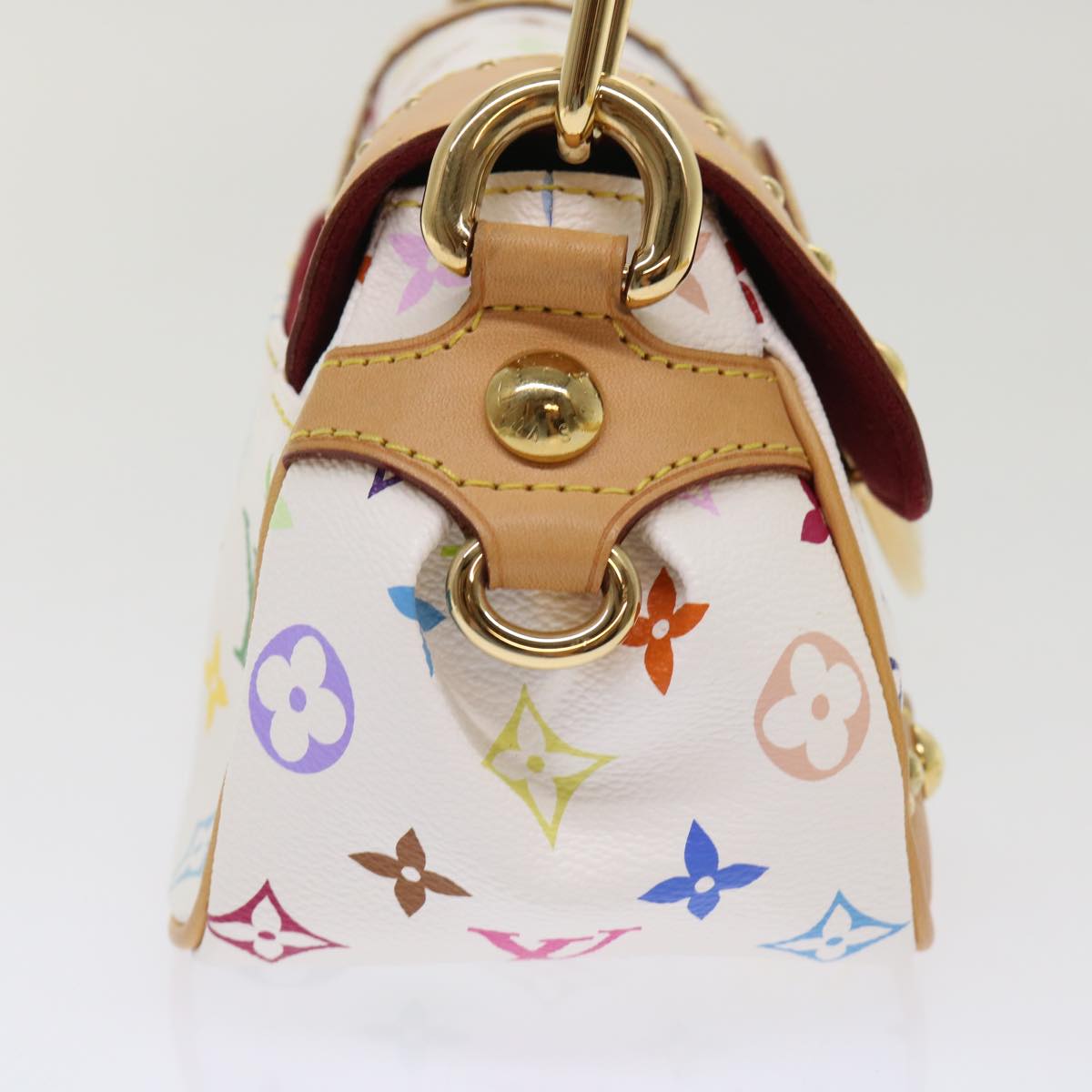 LOUIS VUITTON Monogram Multicolor Marilyn Shoulder Bag White M40127 am4684A