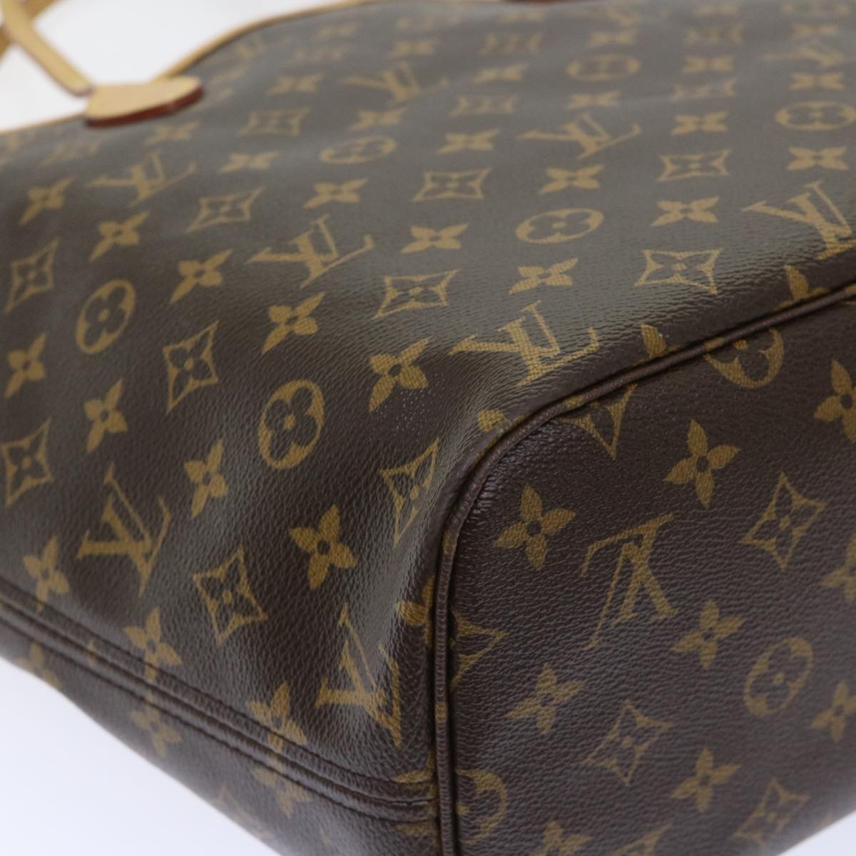 LOUIS VUITTON Monogram V line Neverfull MM Tote Bag Pink M41602 LV am4905
