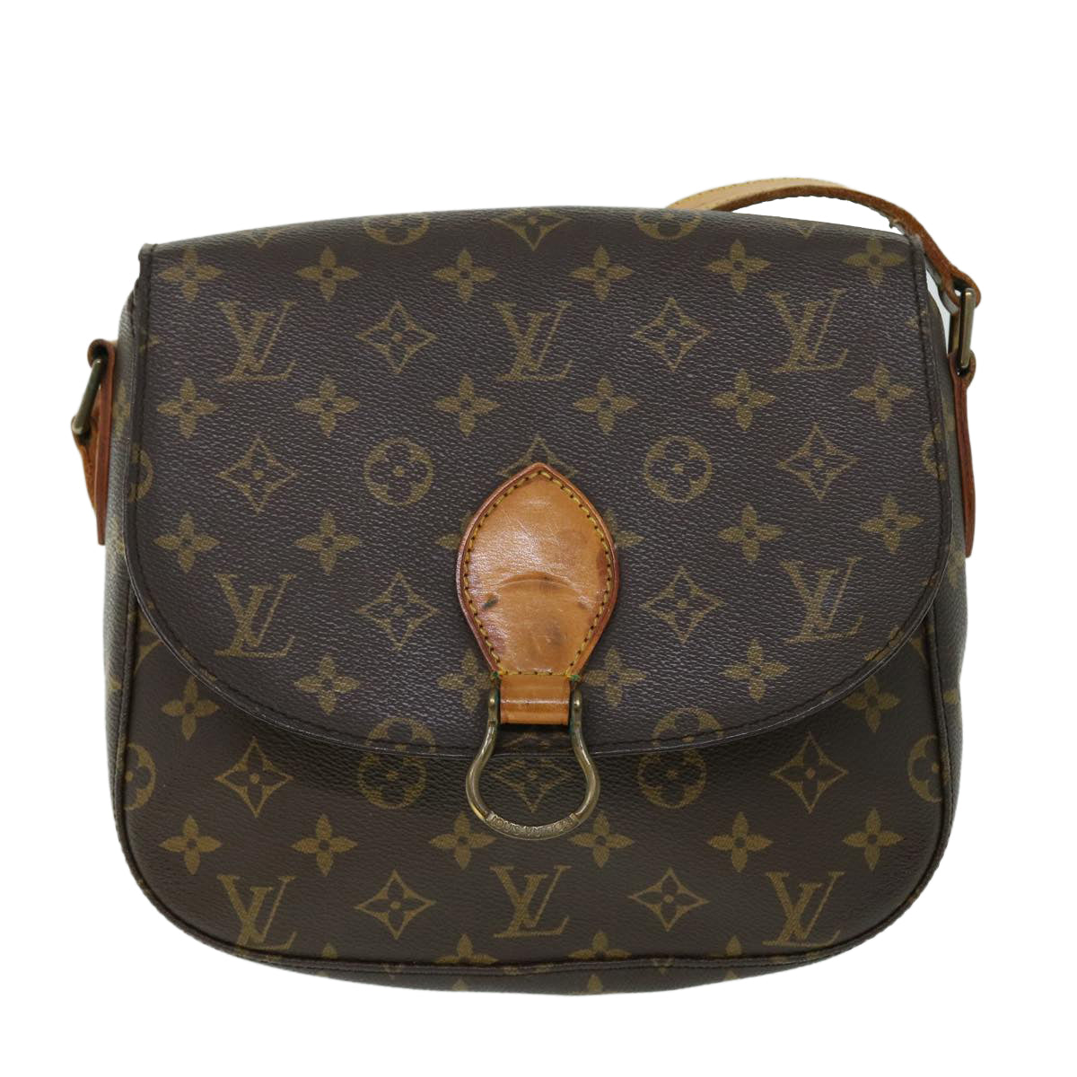 LOUIS VUITTON Monogram Saint Cloud GM Shoulder Bag M51242 LV am4981