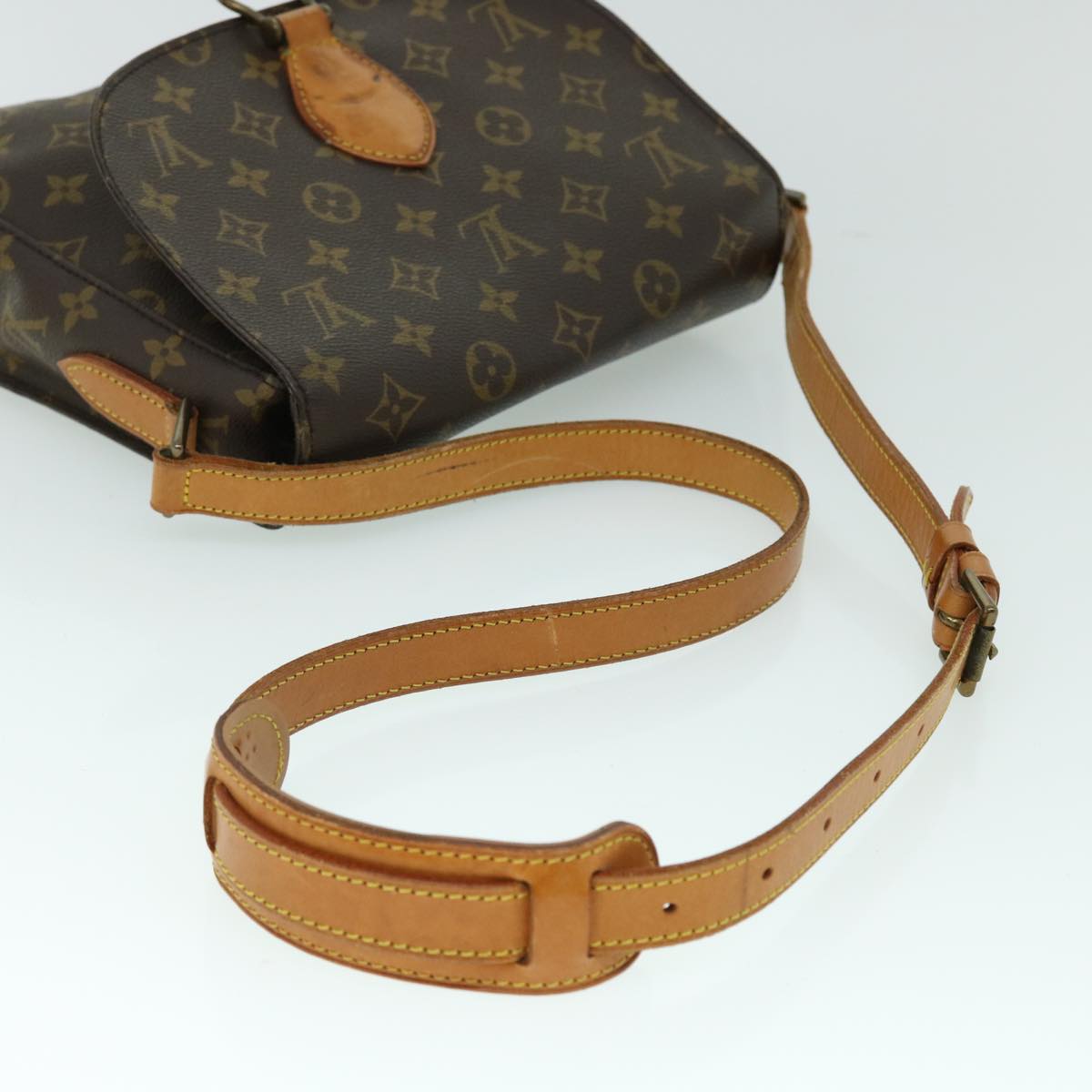 LOUIS VUITTON Monogram Saint Cloud GM Shoulder Bag M51242 LV am4981