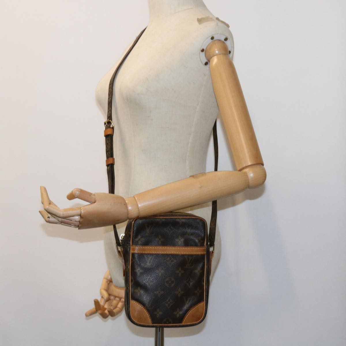 LOUIS VUITTON Monogram Danube Shoulder Bag M45266 LV am4983