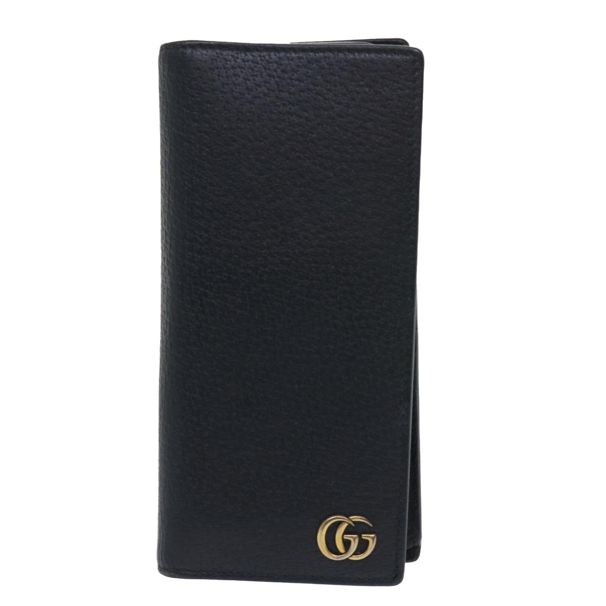 Luxury Gucci GG Marmont Wallet Leather Black  am4987