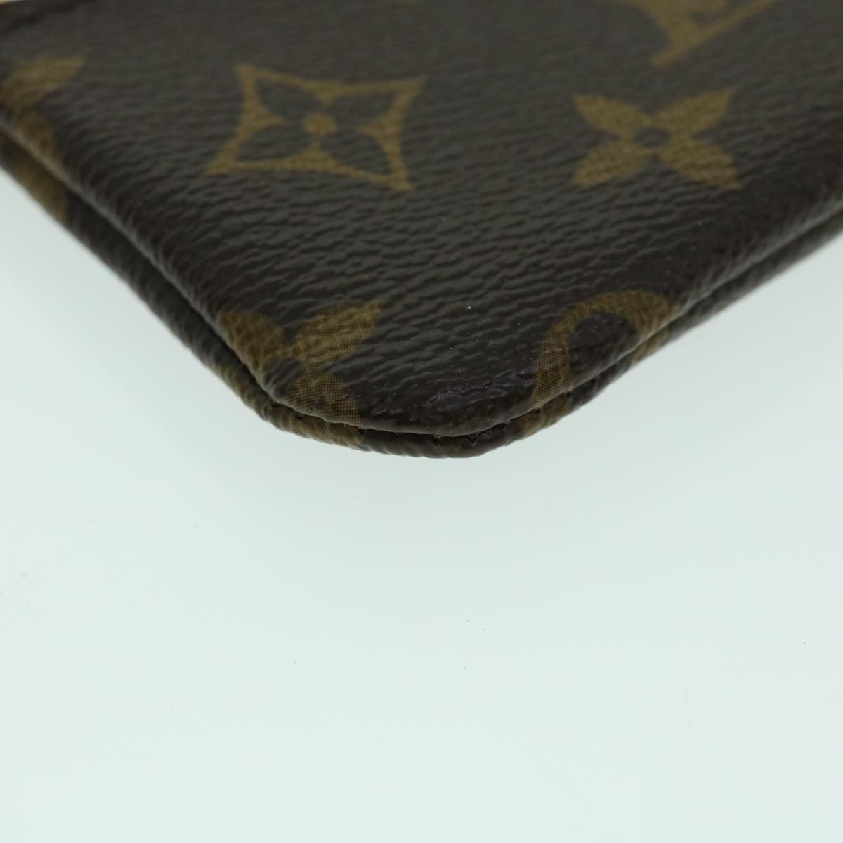 LOUIS VUITTON Monogram Pochette Cles Coin Purse M62650 LV am4995