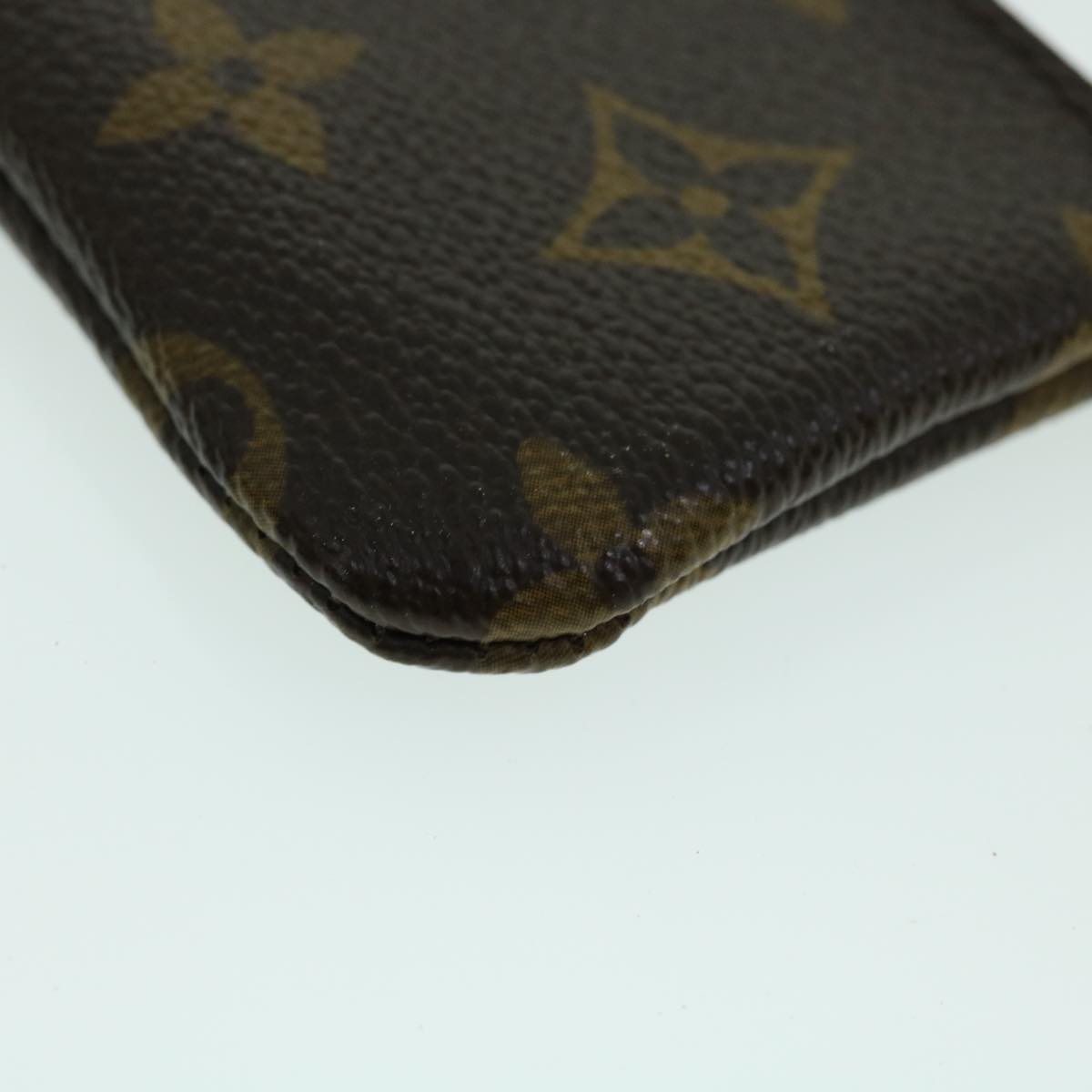 LOUIS VUITTON Monogram Pochette Cles Coin Purse M62650 LV am4995