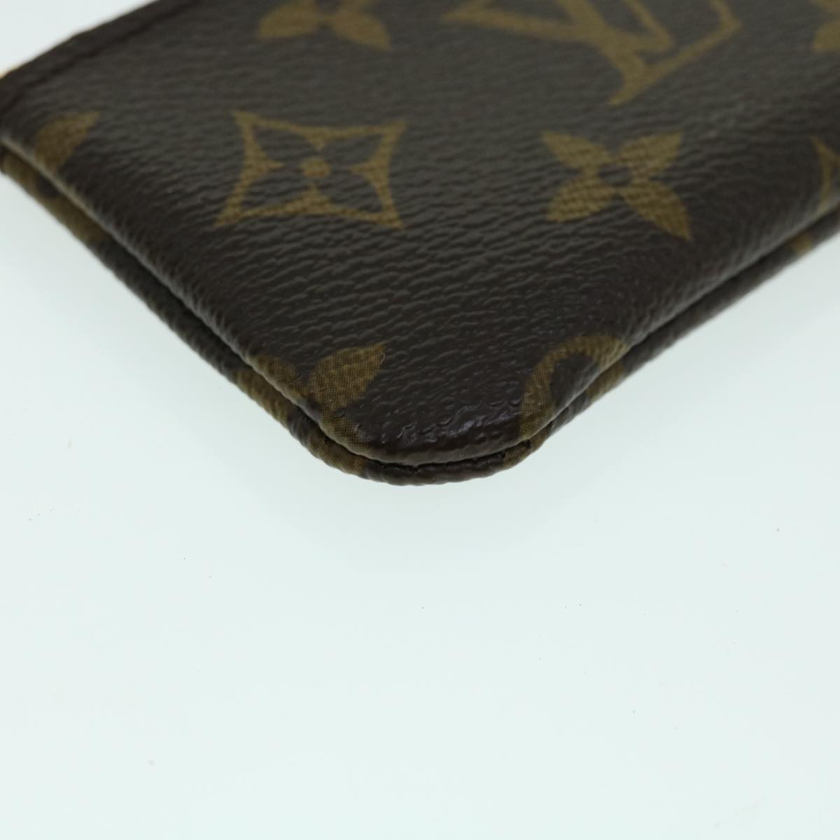 LOUIS VUITTON Monogram Pochette Cles Coin Purse M62650 LV am4995