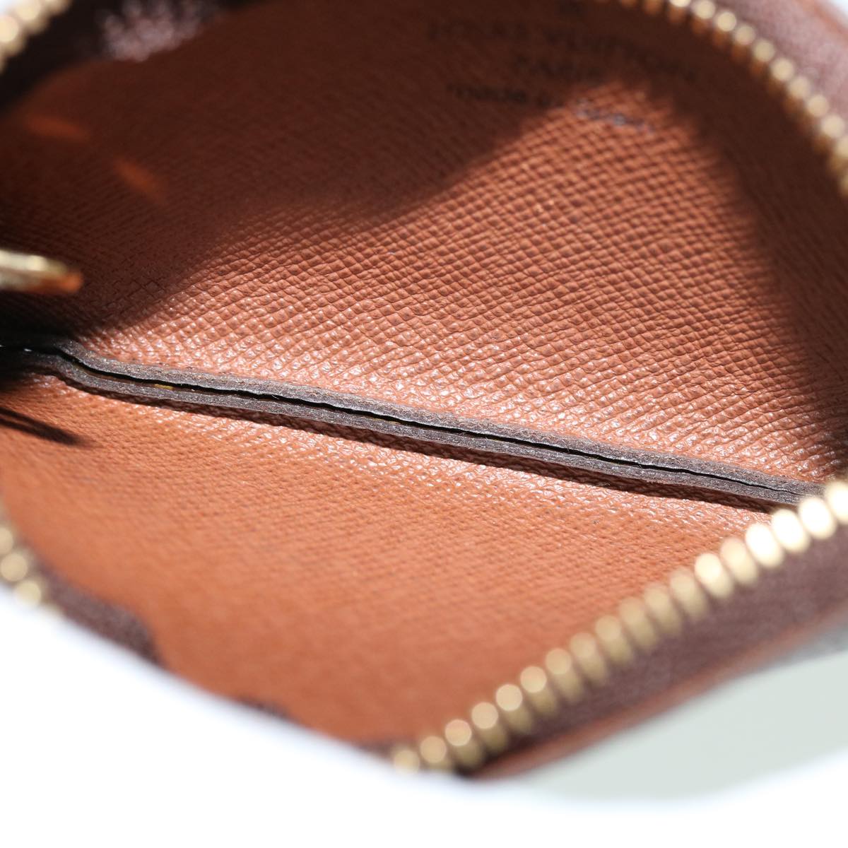 LOUIS VUITTON Monogram Pochette Cles Coin Purse M62650 LV am4995