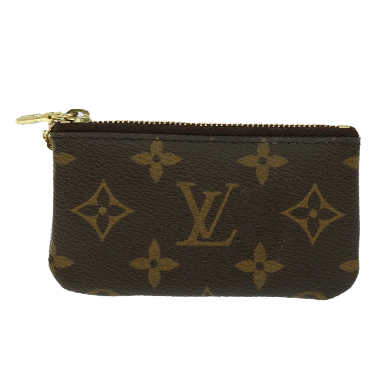 LOUIS VUITTON Monogram Pochette Cles Coin Purse M62650 LV am4995