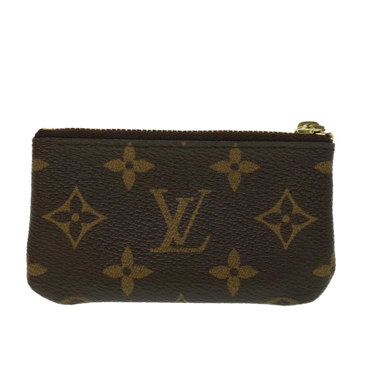 LOUIS VUITTON Monogram Pochette Cles Coin Purse M62650 LV am4995