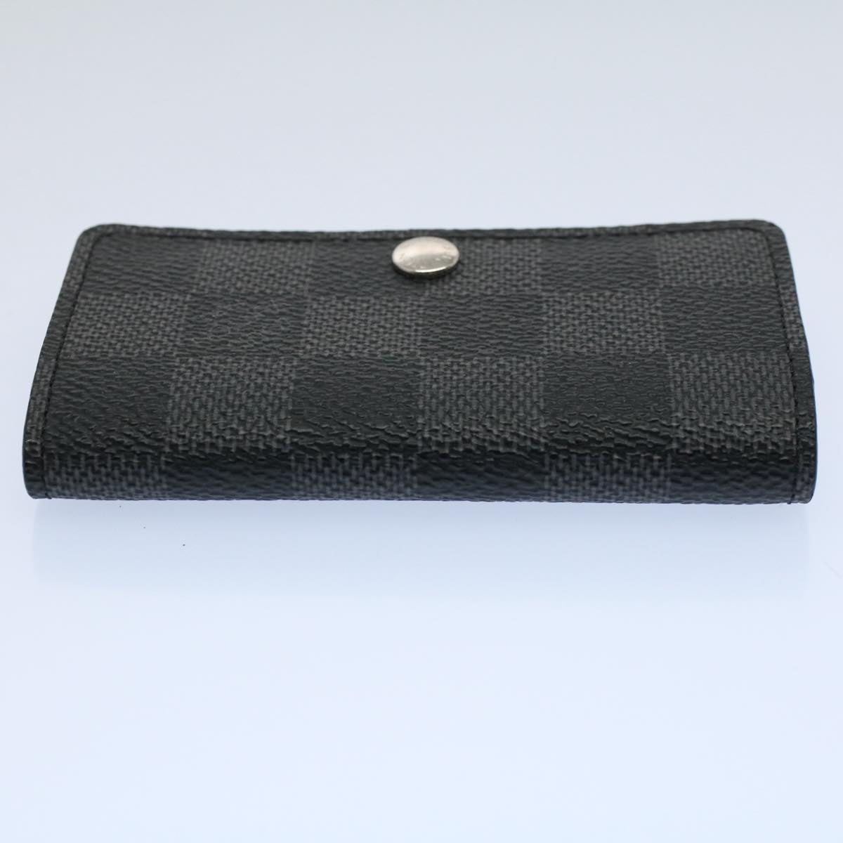 LOUIS VUITTON Damier Graphite Multi Cles 6 Key Case N62662 LV am5001
