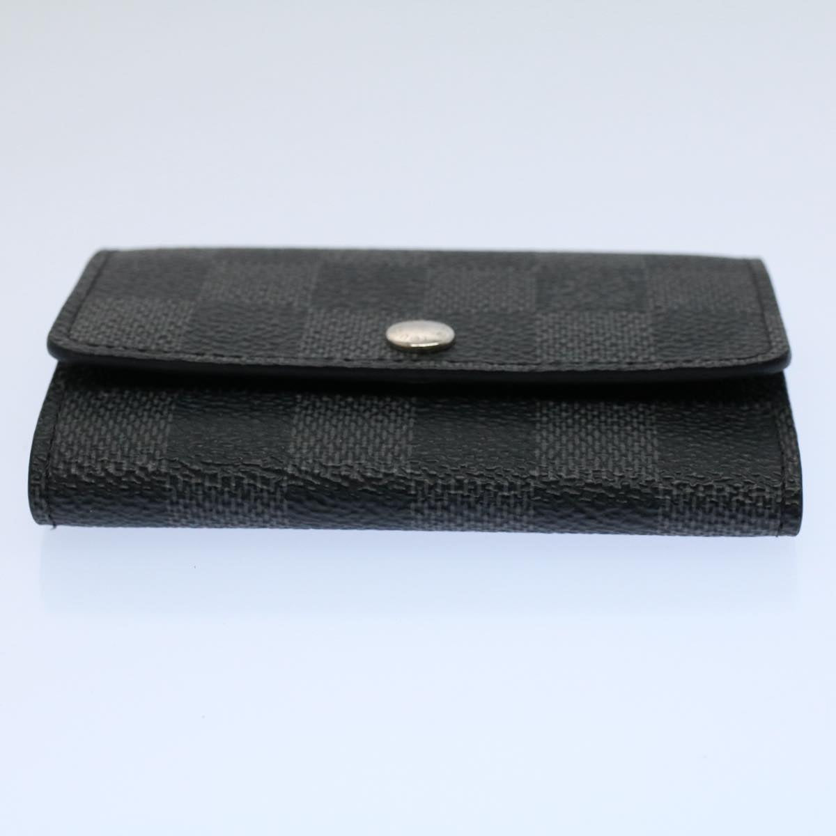 LOUIS VUITTON Damier Graphite Multi Cles 6 Key Case N62662 LV am5001