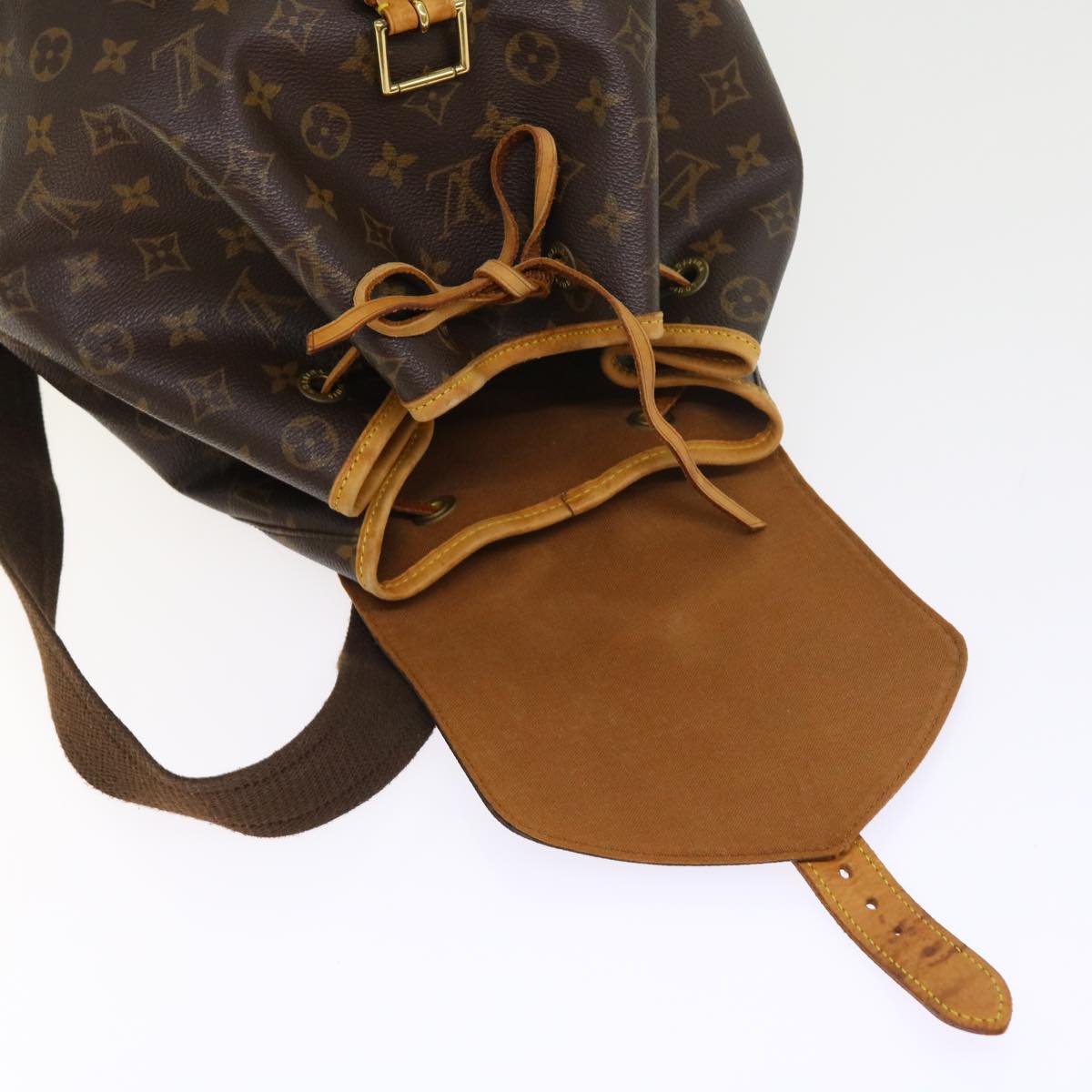 LOUIS VUITTON Monogram Montsouris GM Backpack M51135 LV am5007