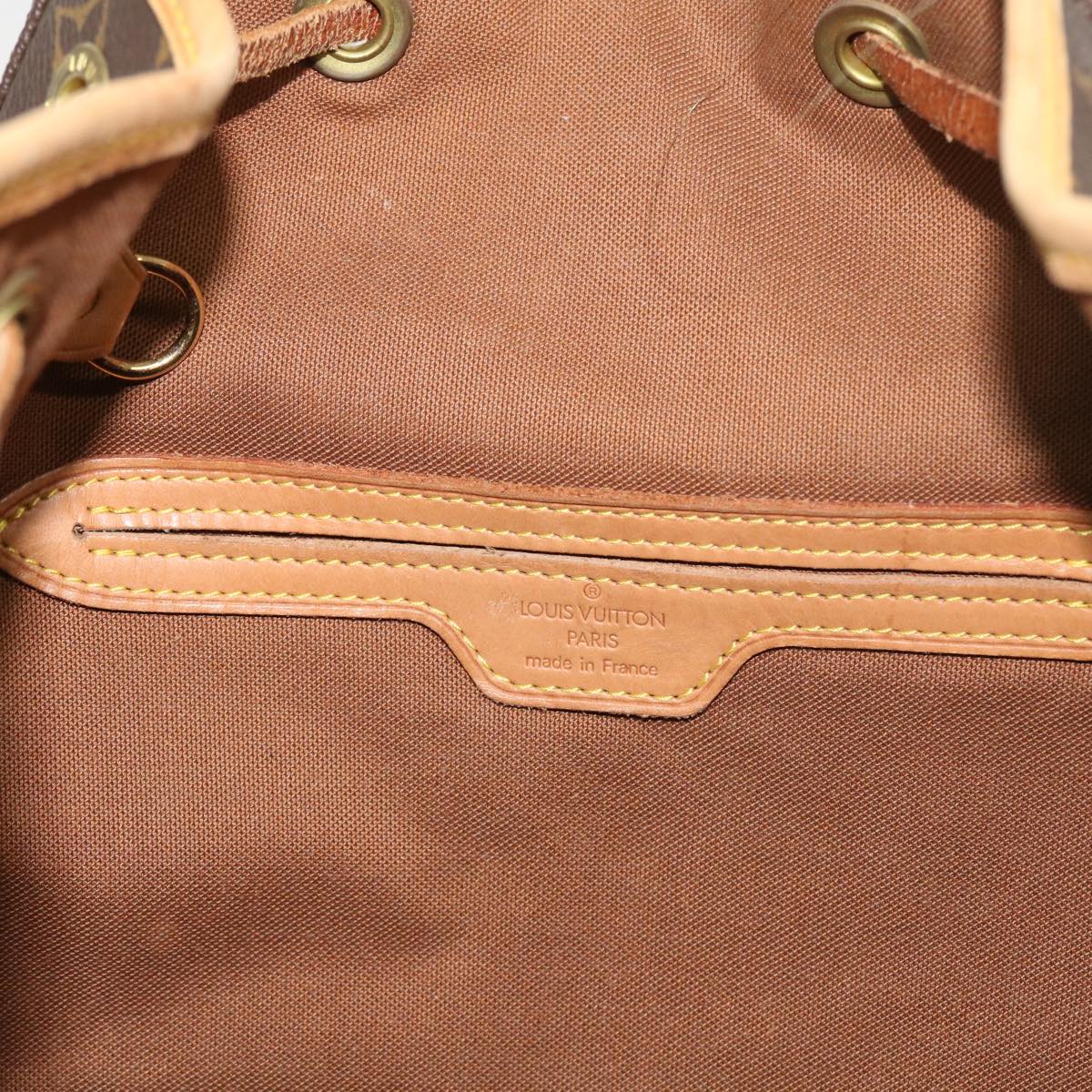 LOUIS VUITTON Monogram Montsouris GM Backpack M51135 LV am5007