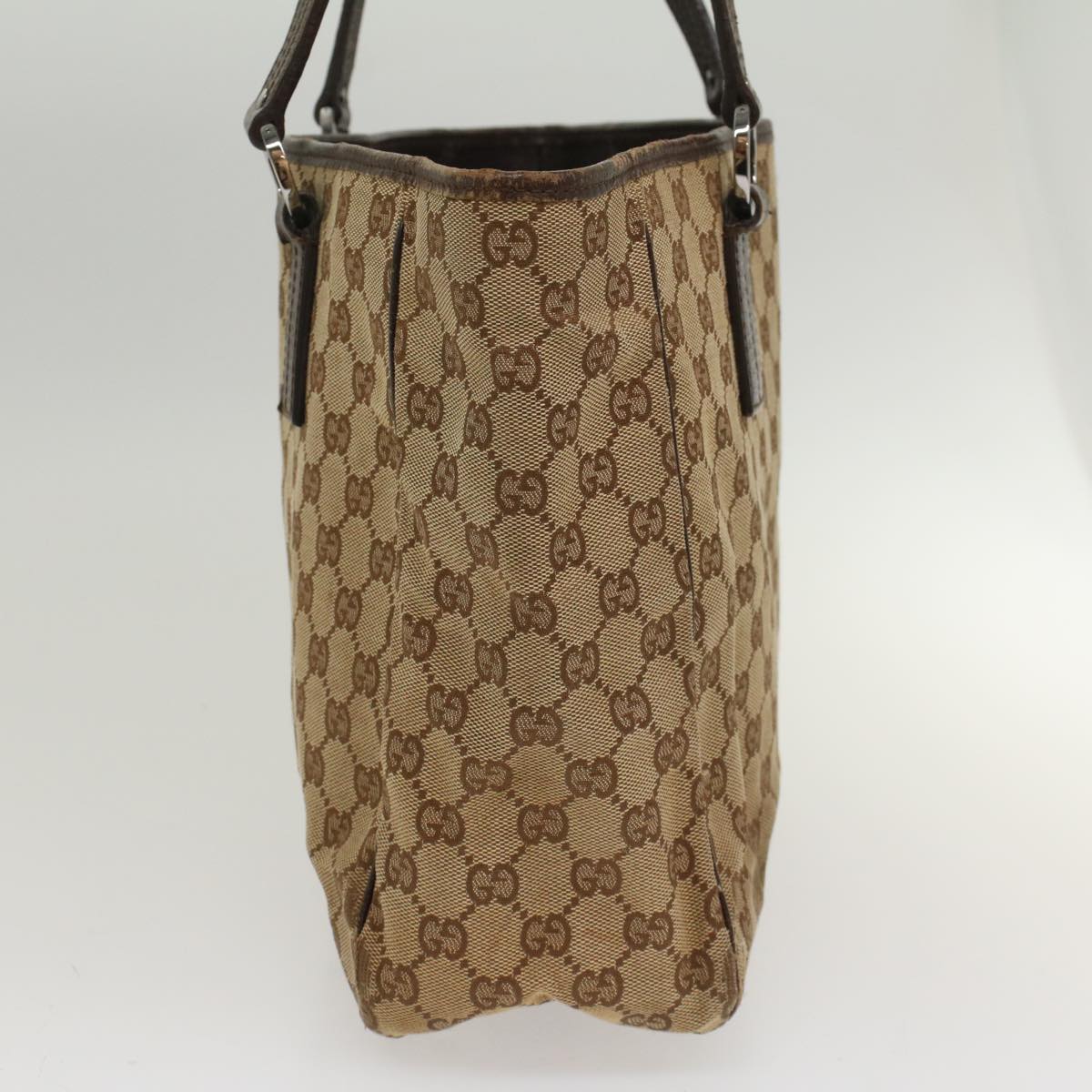 Luxury Gucci GG Canvas Tote Bag Beige 113017  am5049