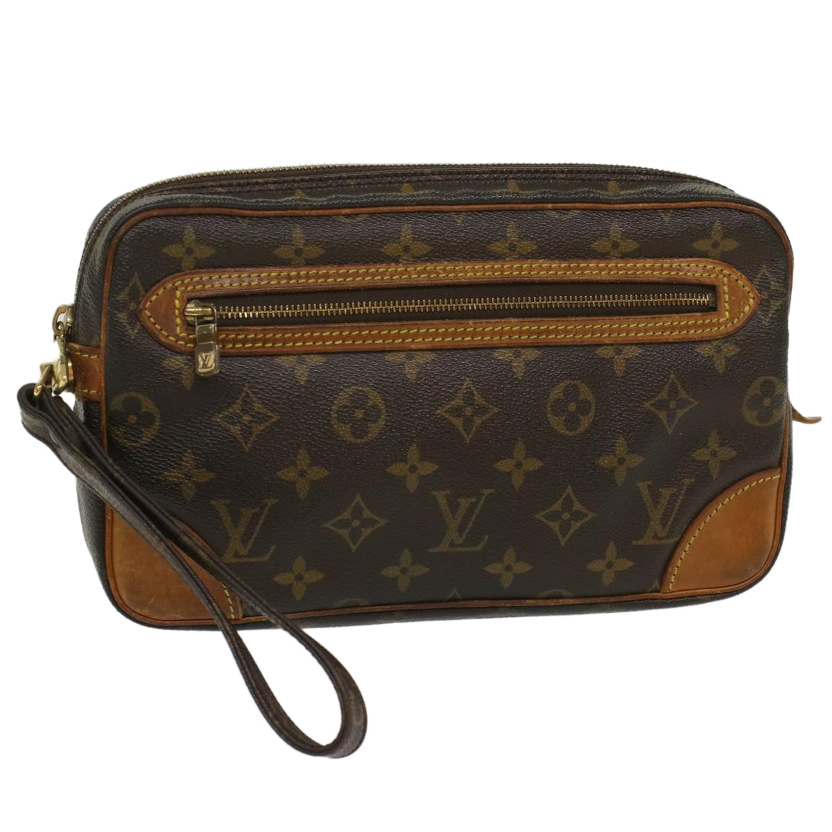 LOUIS VUITTON Monogram Marly Dragonne GM Clutch Bag M51825 LV am5061