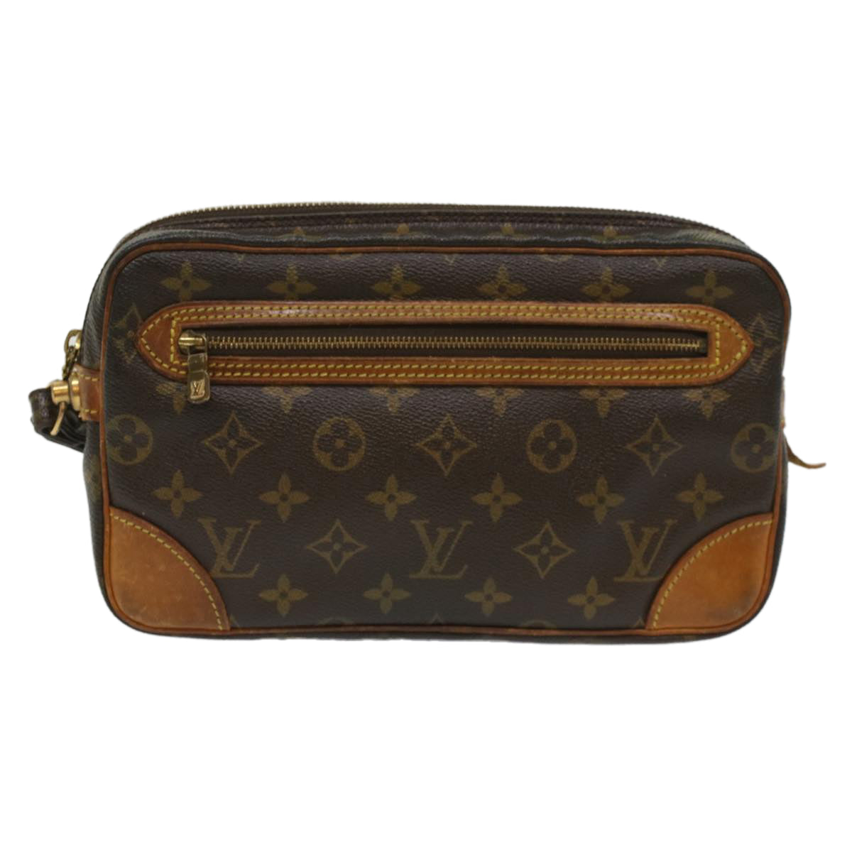 LOUIS VUITTON Monogram Marly Dragonne GM Clutch Bag M51825 LV am5061