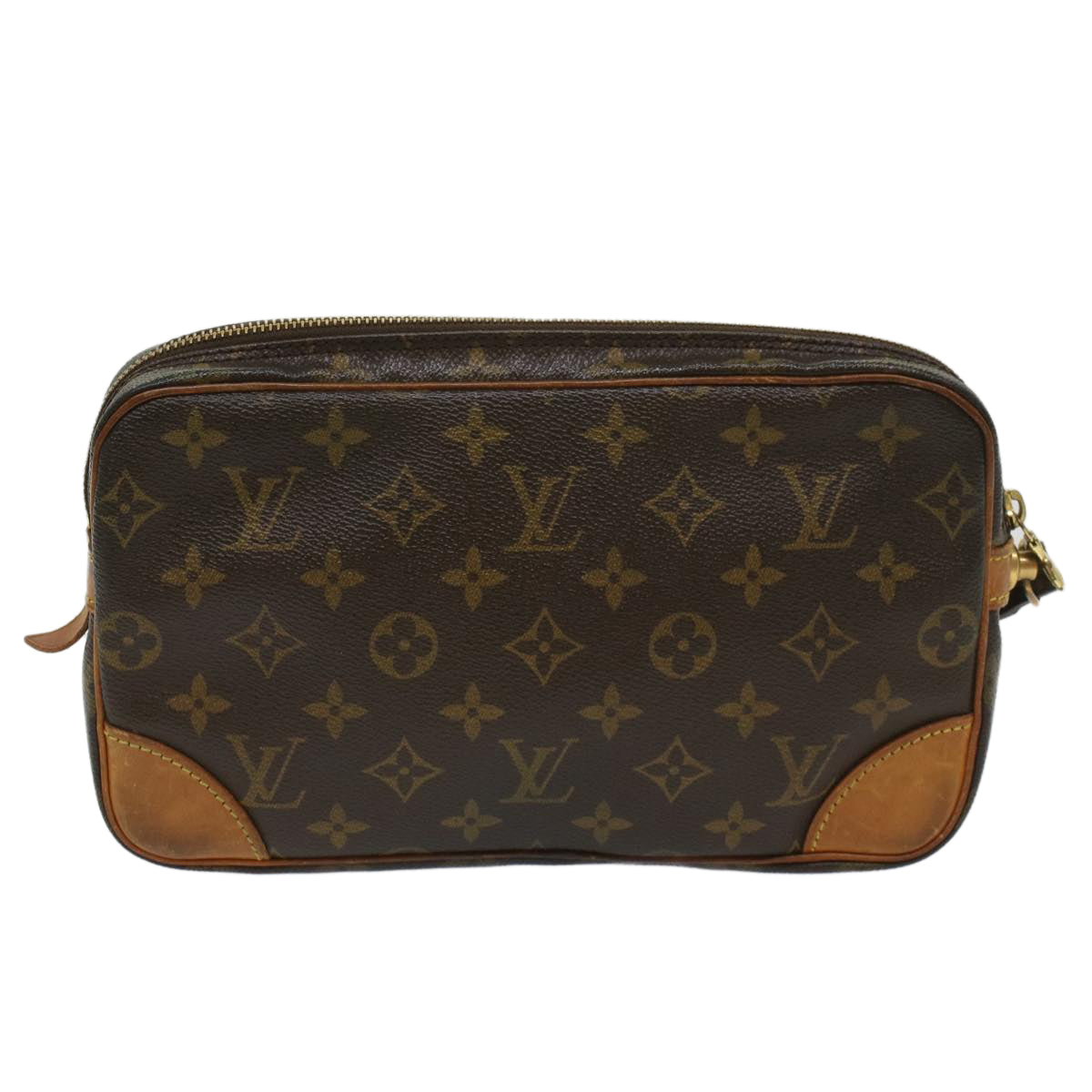 LOUIS VUITTON Monogram Marly Dragonne GM Clutch Bag M51825 LV am5061