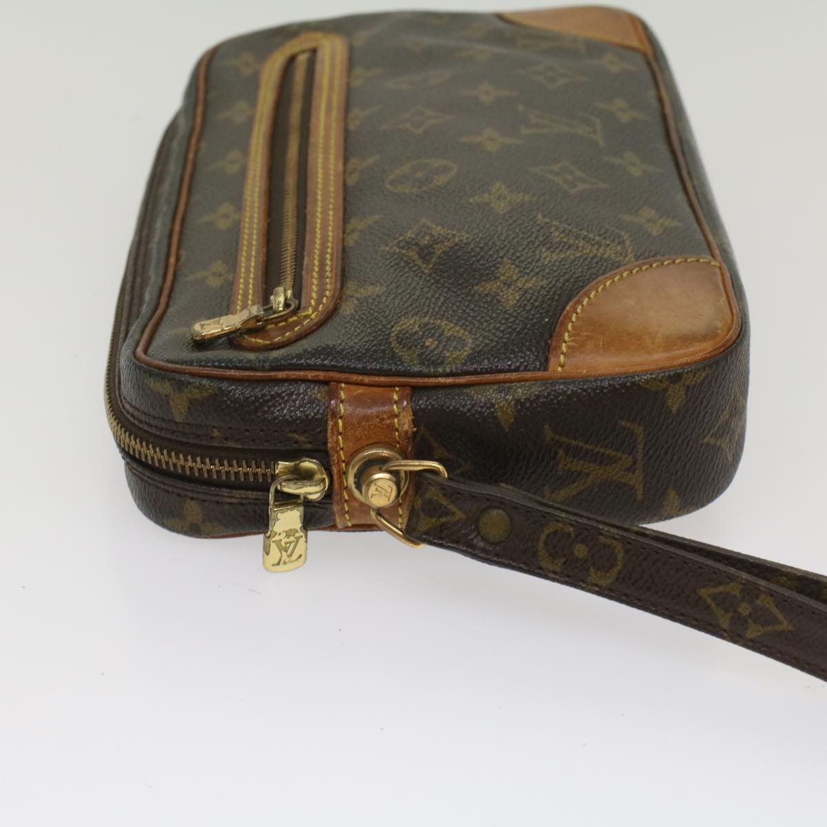 LOUIS VUITTON Monogram Marly Dragonne GM Clutch Bag M51825 LV am5061