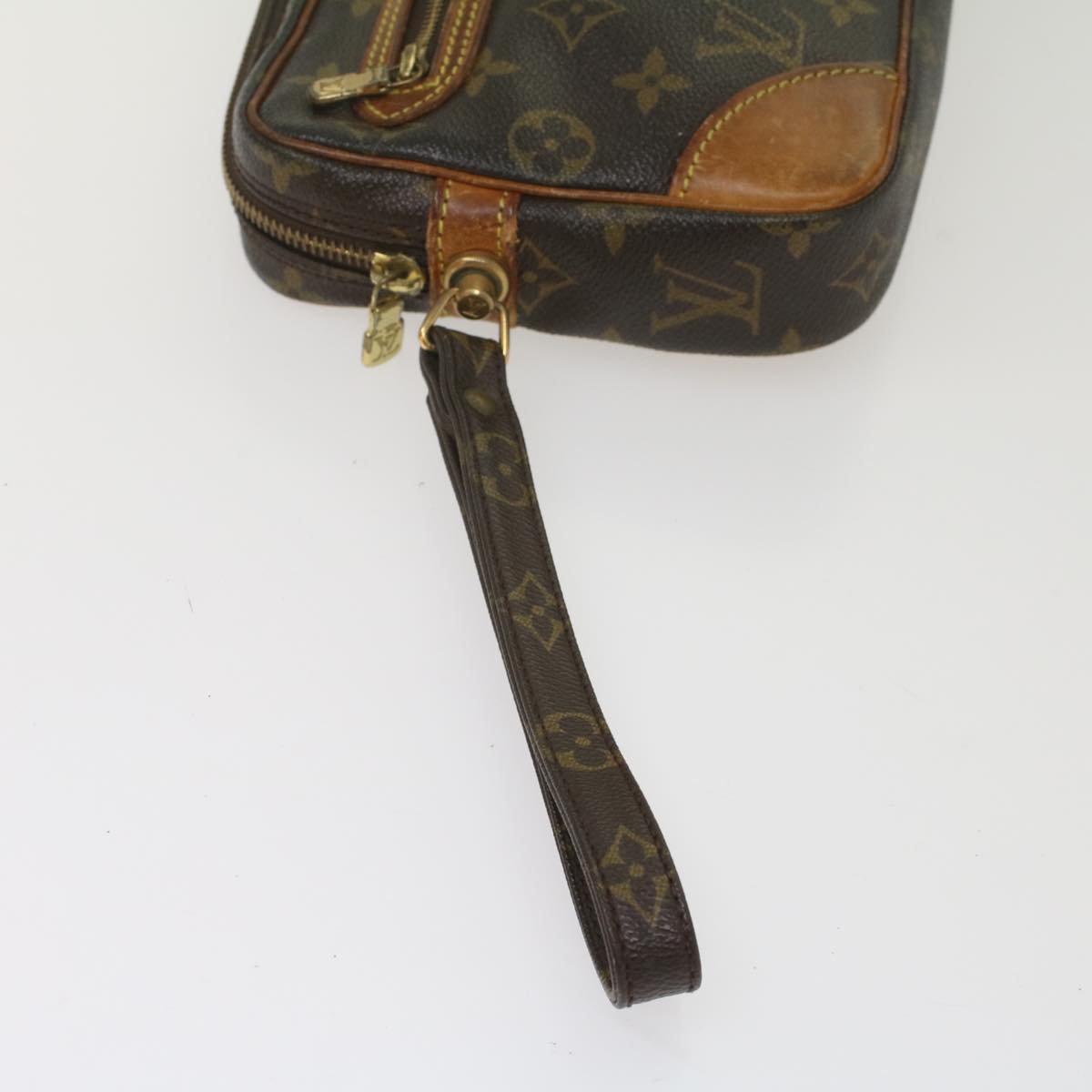 LOUIS VUITTON Monogram Marly Dragonne GM Clutch Bag M51825 LV am5061