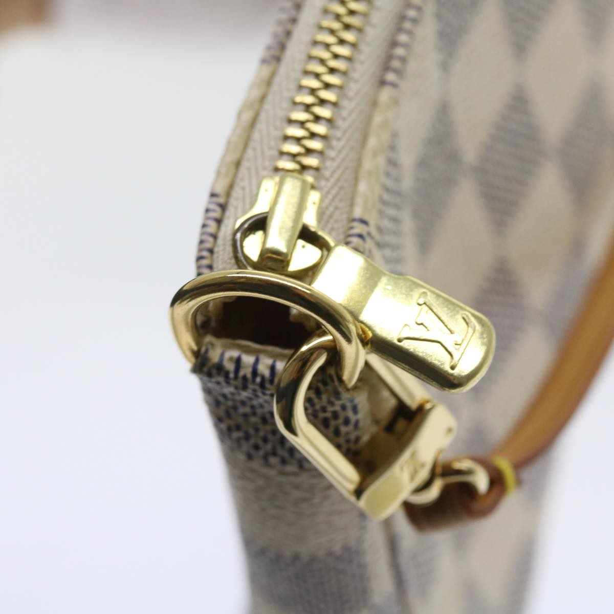 LOUIS VUITTON Damier Azur Pochette Accessoires Pouch N51986 LV am5071