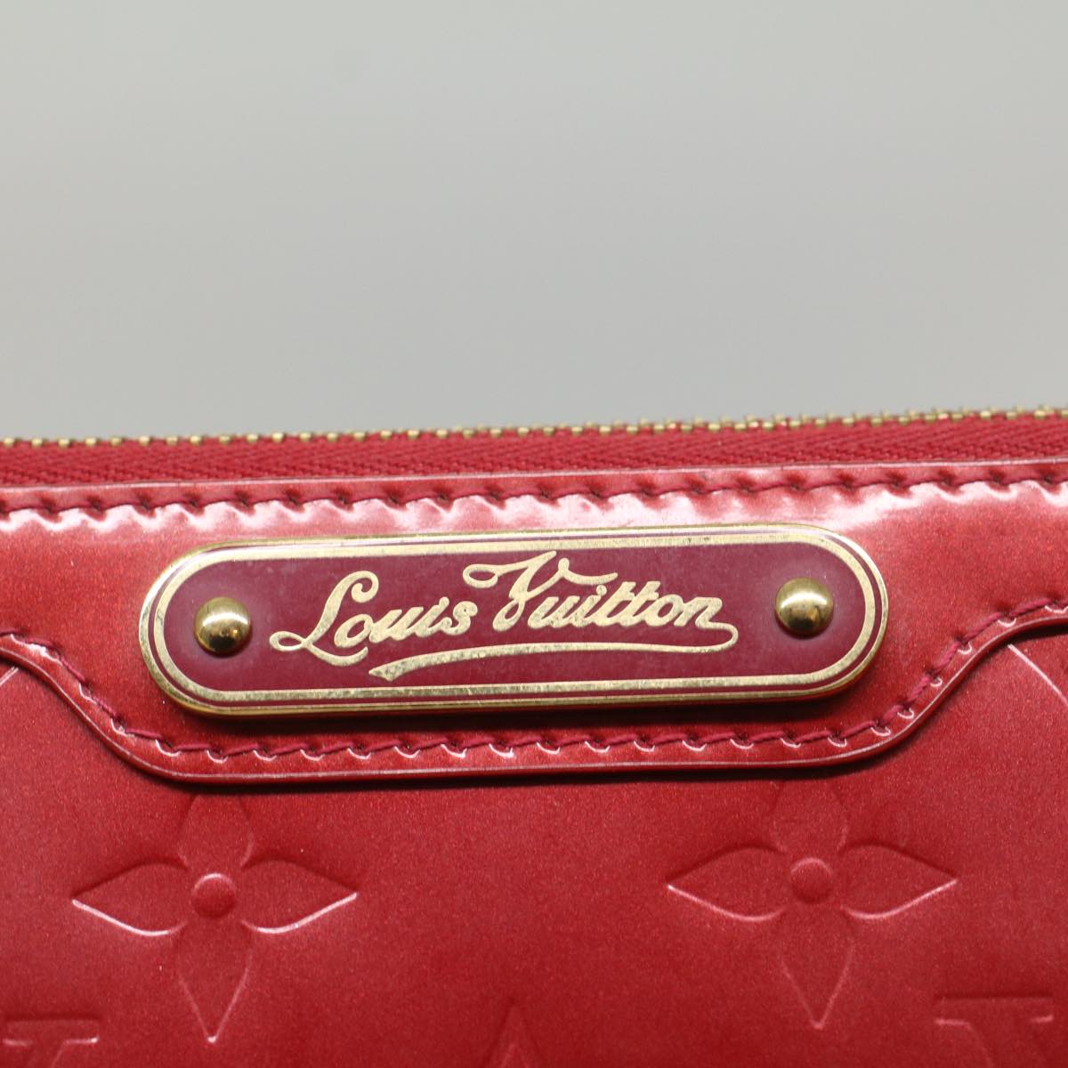 LOUIS VUITTON Vernis Trousse Cosmetic Pouch Pomme D'amour M93564 LV am5072