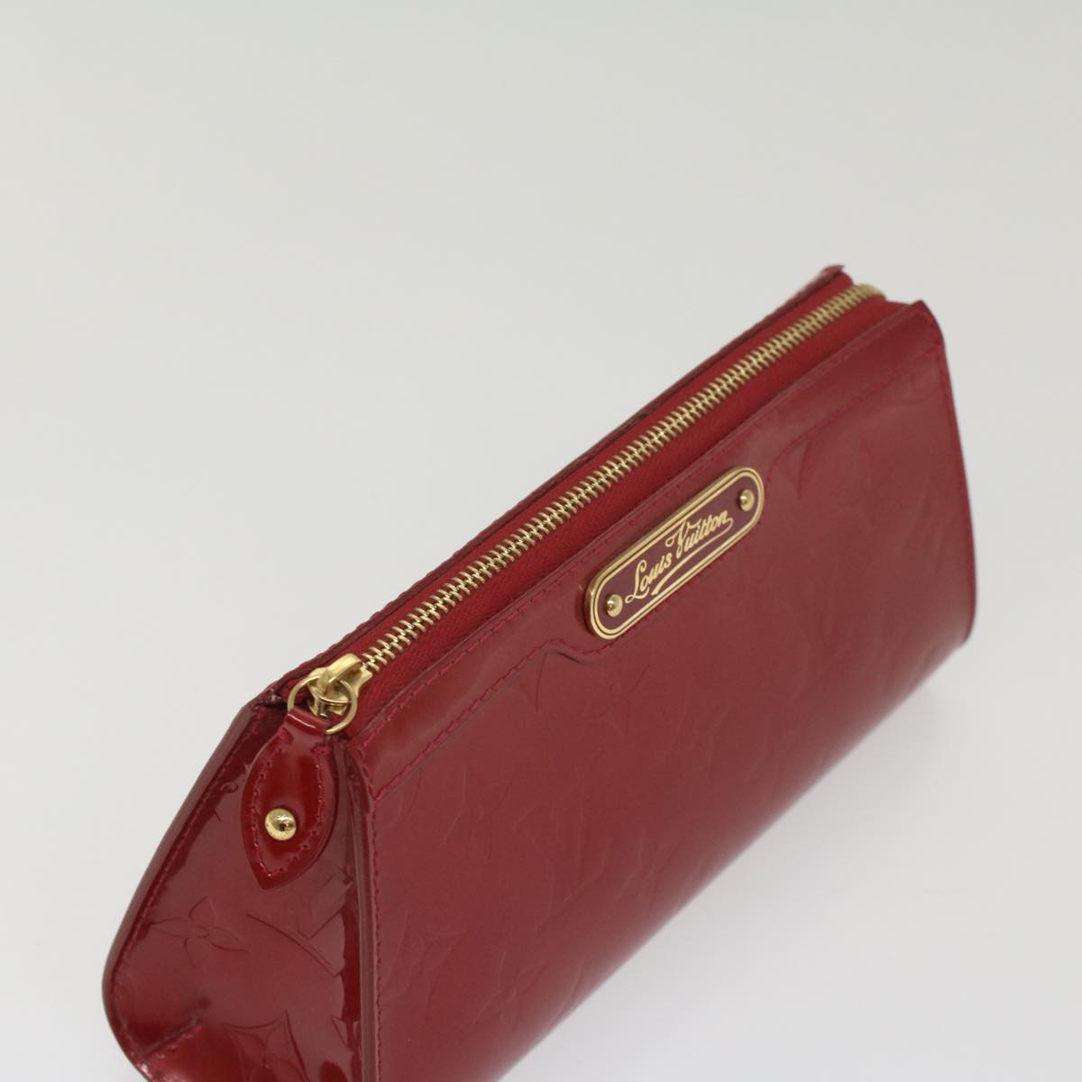 LOUIS VUITTON Vernis Trousse Cosmetic Pouch Pomme D'amour M93564 LV am5072
