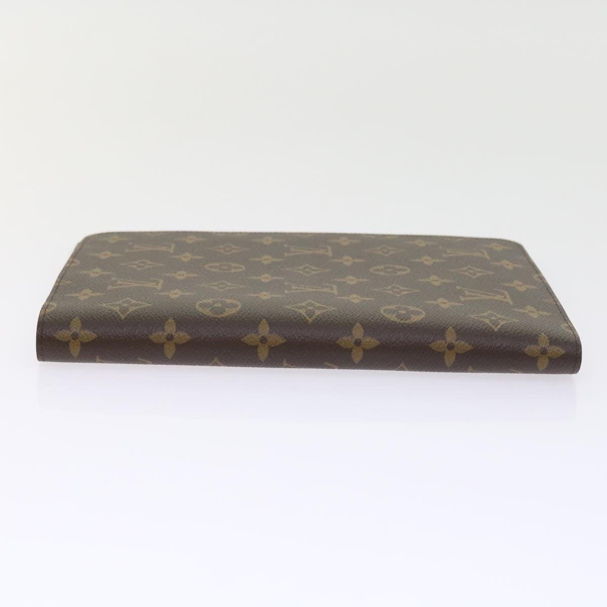 LOUIS VUITTON Monogram Agenda Bureau Day Planner Cover R20100 LV am5074