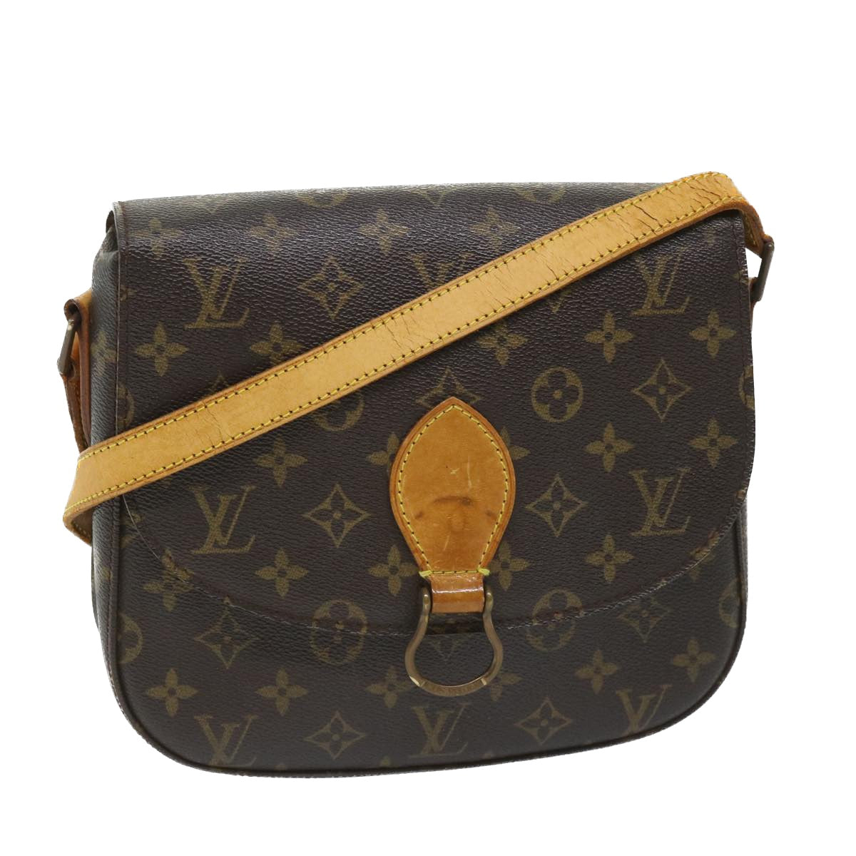 LOUIS VUITTON Monogram Saint Cloud GM Shoulder Bag M51242 LV am5081