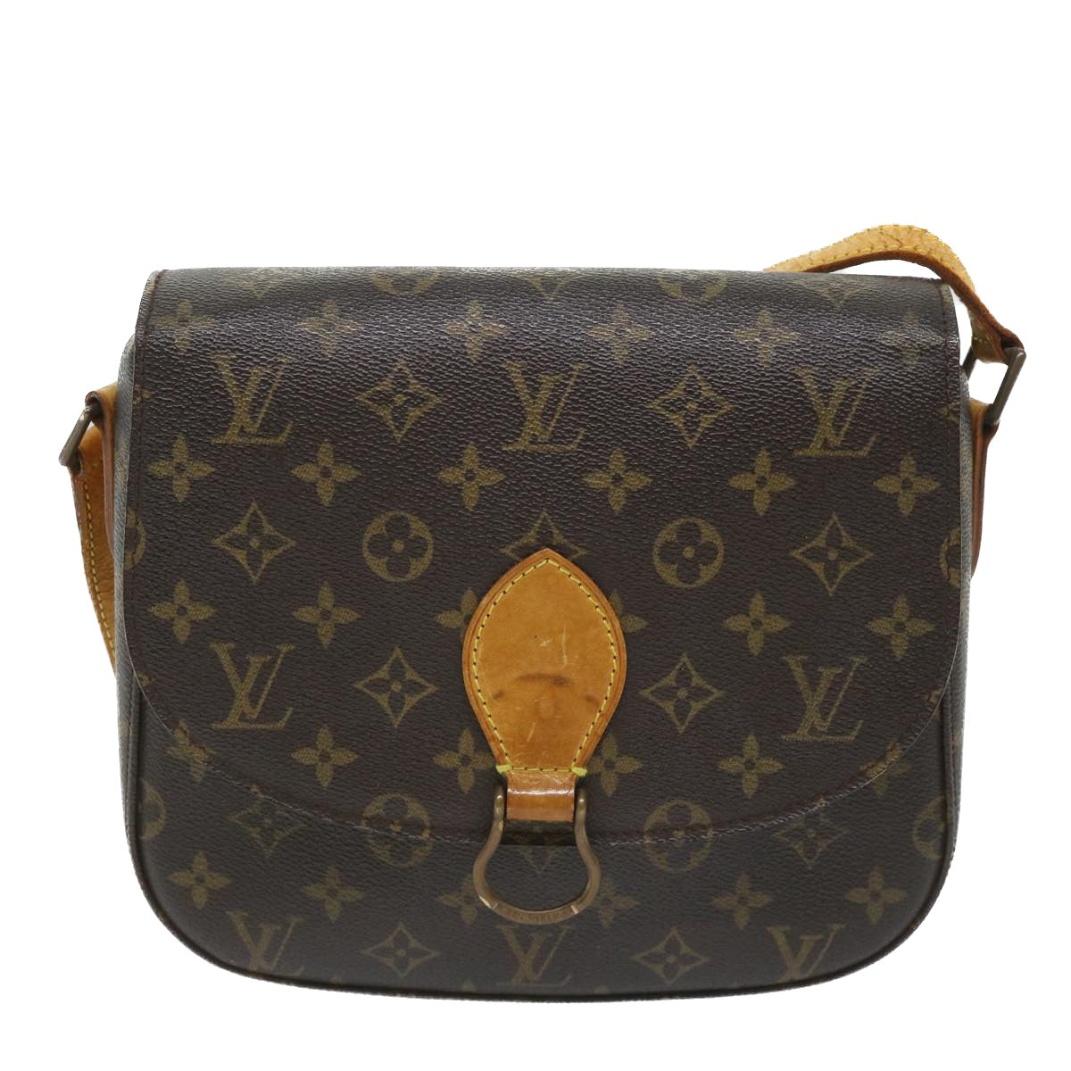 LOUIS VUITTON Monogram Saint Cloud GM Shoulder Bag M51242 LV am5081