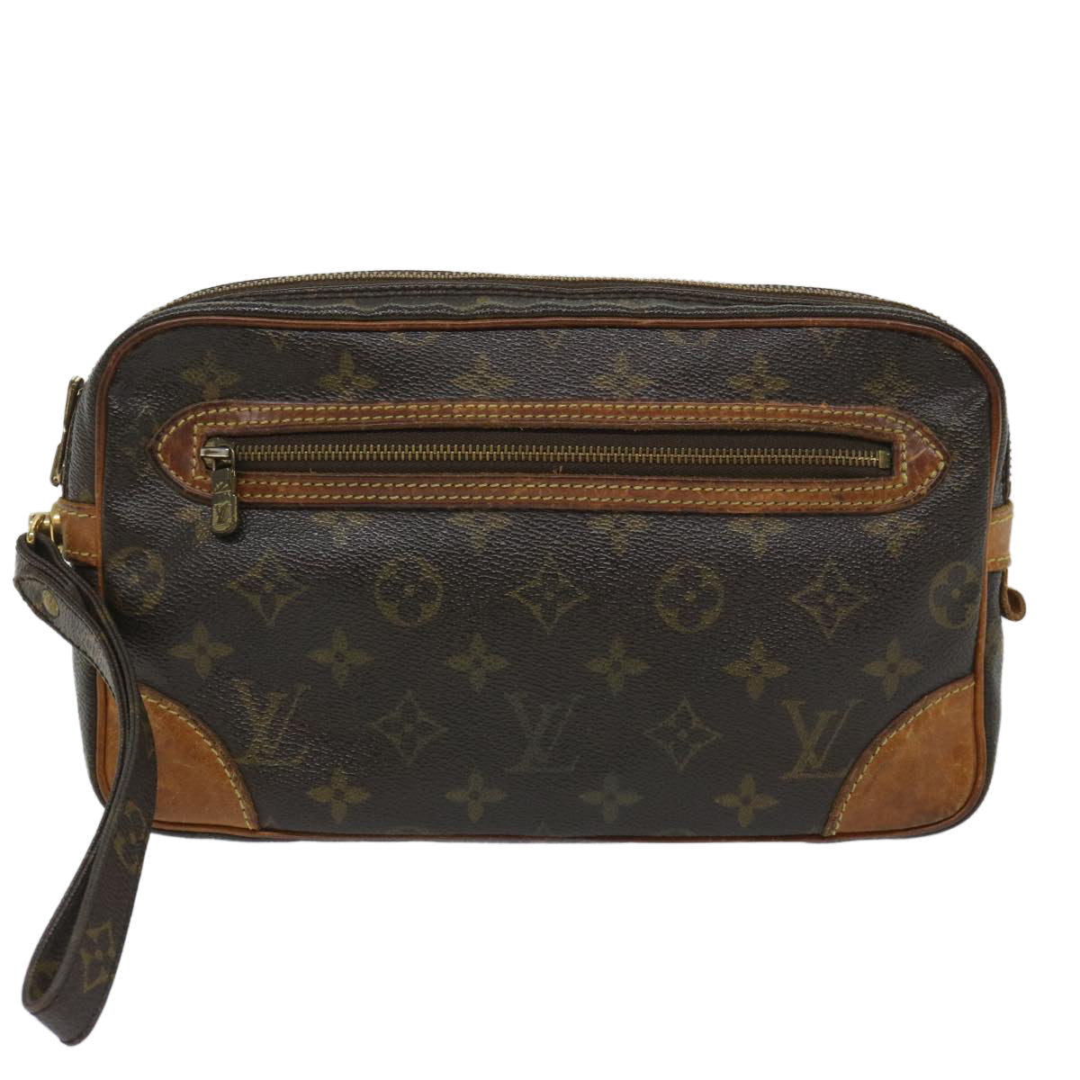 LOUIS VUITTON Monogram Marly Dragonne GM Clutch Bag M51825 LV am5083