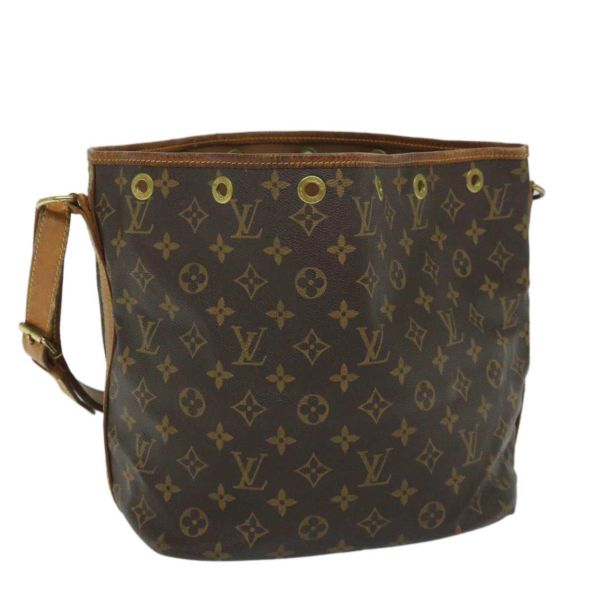 LOUIS VUITTON Monogram Petit Noe Shoulder Bag M42226 LV am5088