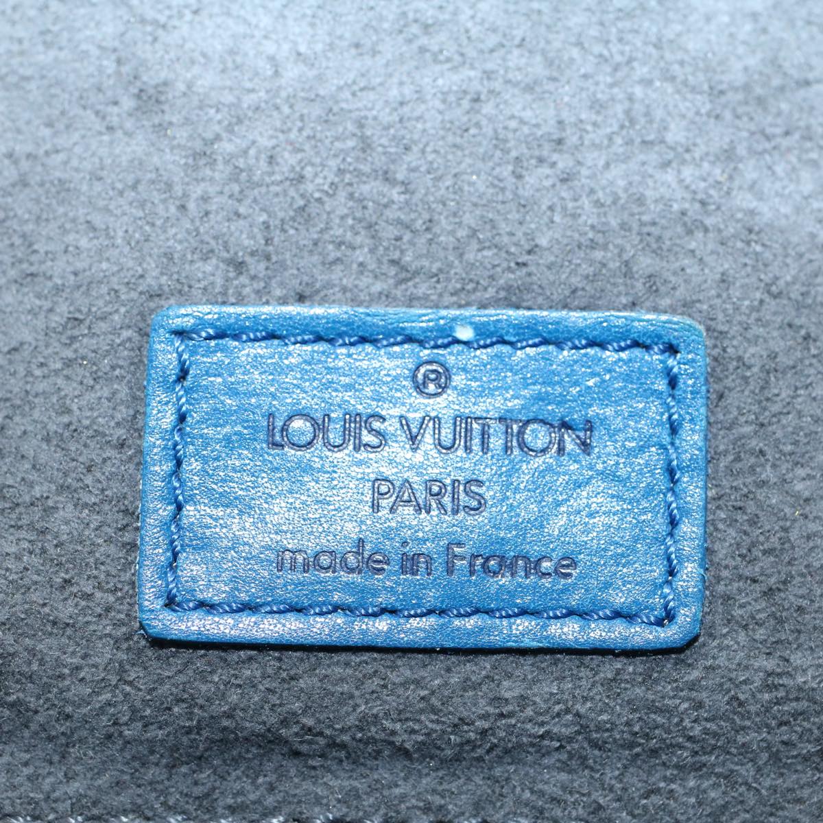 LOUIS VUITTON Epi Ecrin Bijoux 12 Jewelry Box Blue M48205 LV am5090