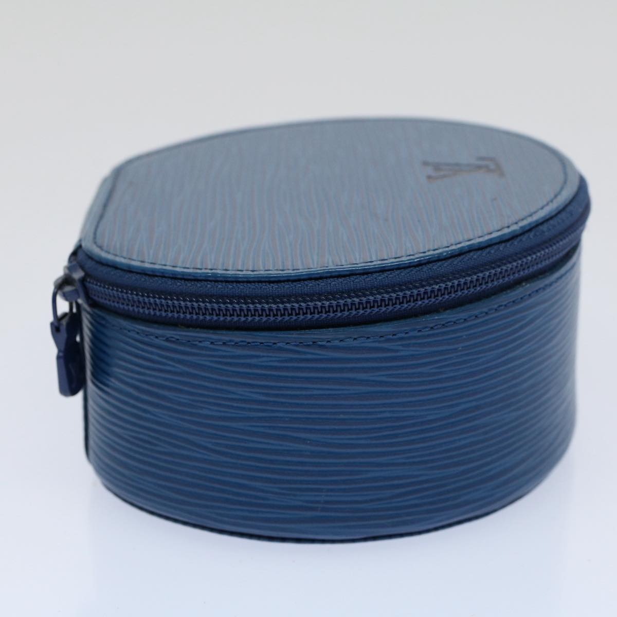 LOUIS VUITTON Epi Ecrin Bijoux 12 Jewelry Box Blue M48205 LV am5090