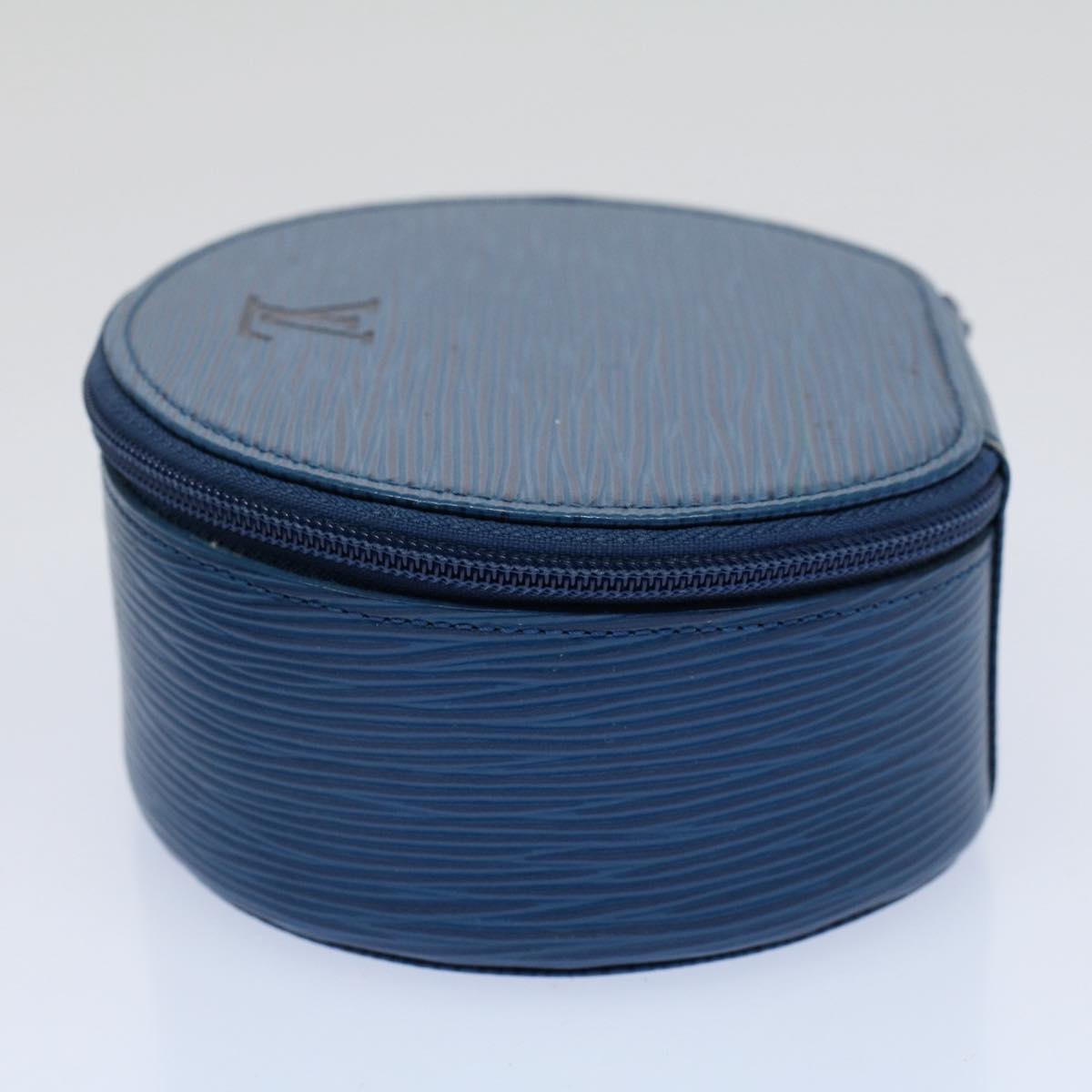LOUIS VUITTON Epi Ecrin Bijoux 12 Jewelry Box Blue M48205 LV am5090
