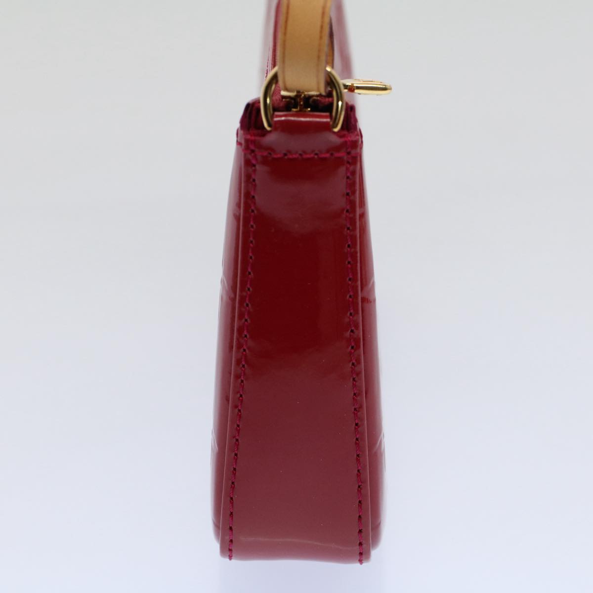 LOUIS VUITTON Monogram Vernis Pochette Accessoires Pouch Red M91577 am5106