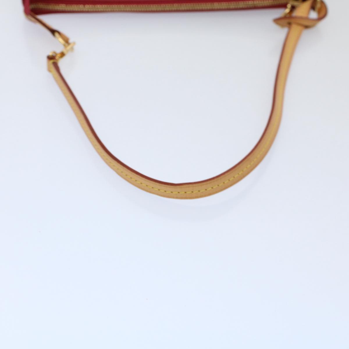 LOUIS VUITTON Monogram Vernis Pochette Accessoires Pouch Red M91577 am5106