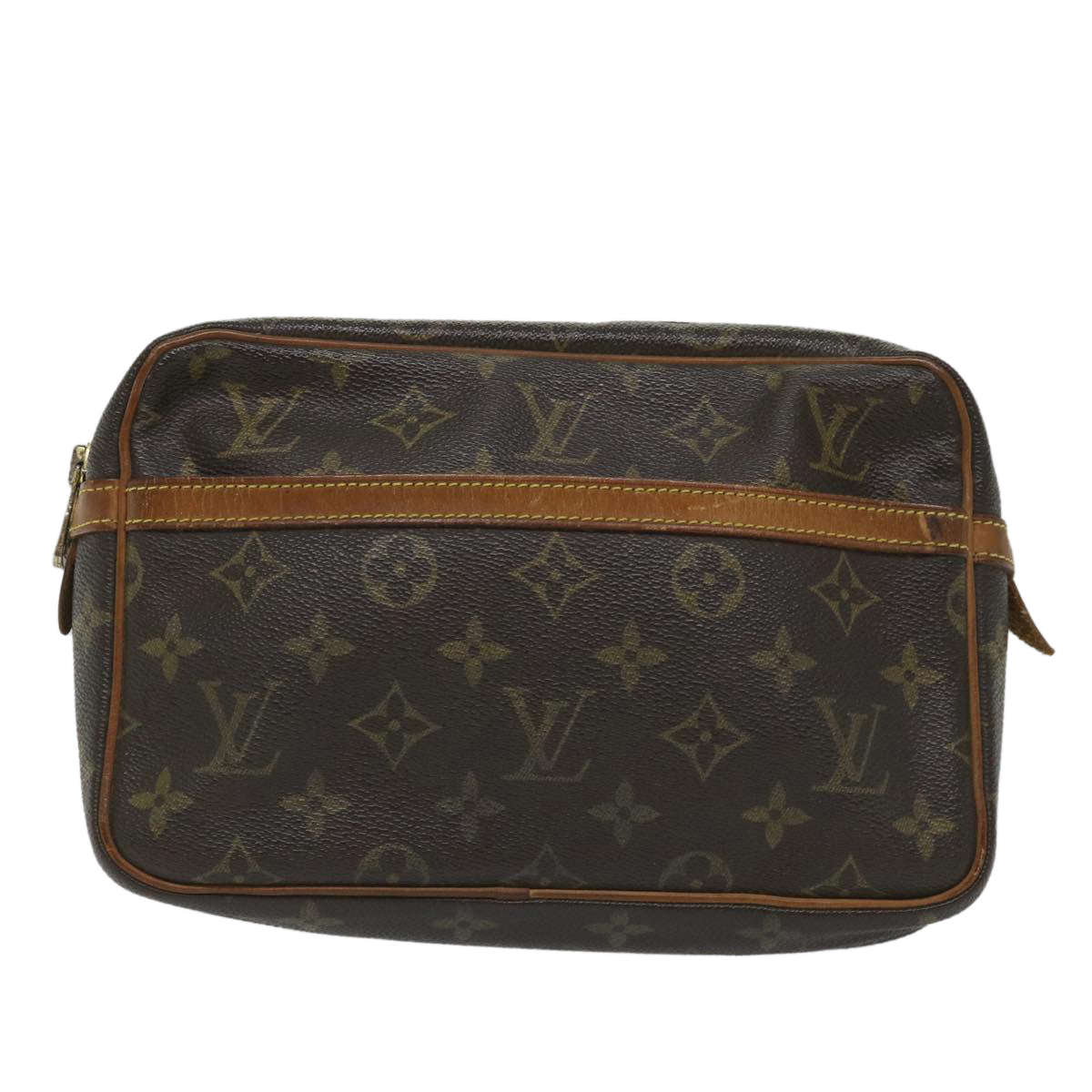 LOUIS VUITTON Monogram Compiegne 23 Clutch Bag M51847 LV am5110