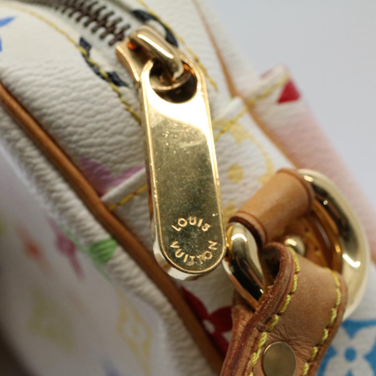 LOUIS VUITTON Monogram Multicolor lift Shoulder Bag White M40055 LV am5111