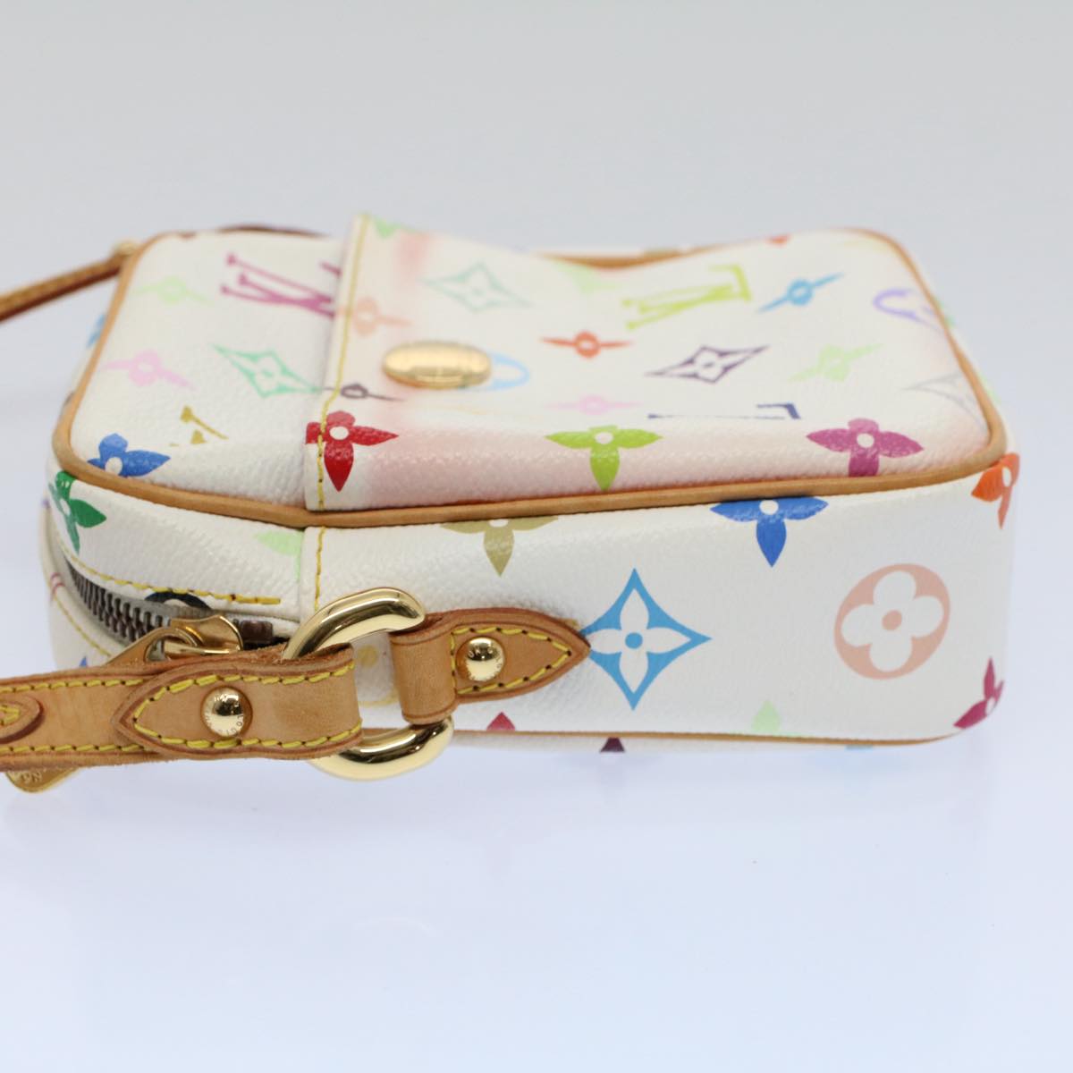 LOUIS VUITTON Monogram Multicolor lift Shoulder Bag White M40055 LV am5111