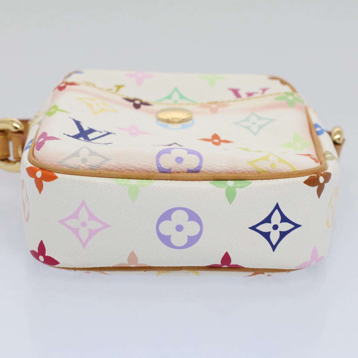 LOUIS VUITTON Monogram Multicolor lift Shoulder Bag White M40055 LV am5111