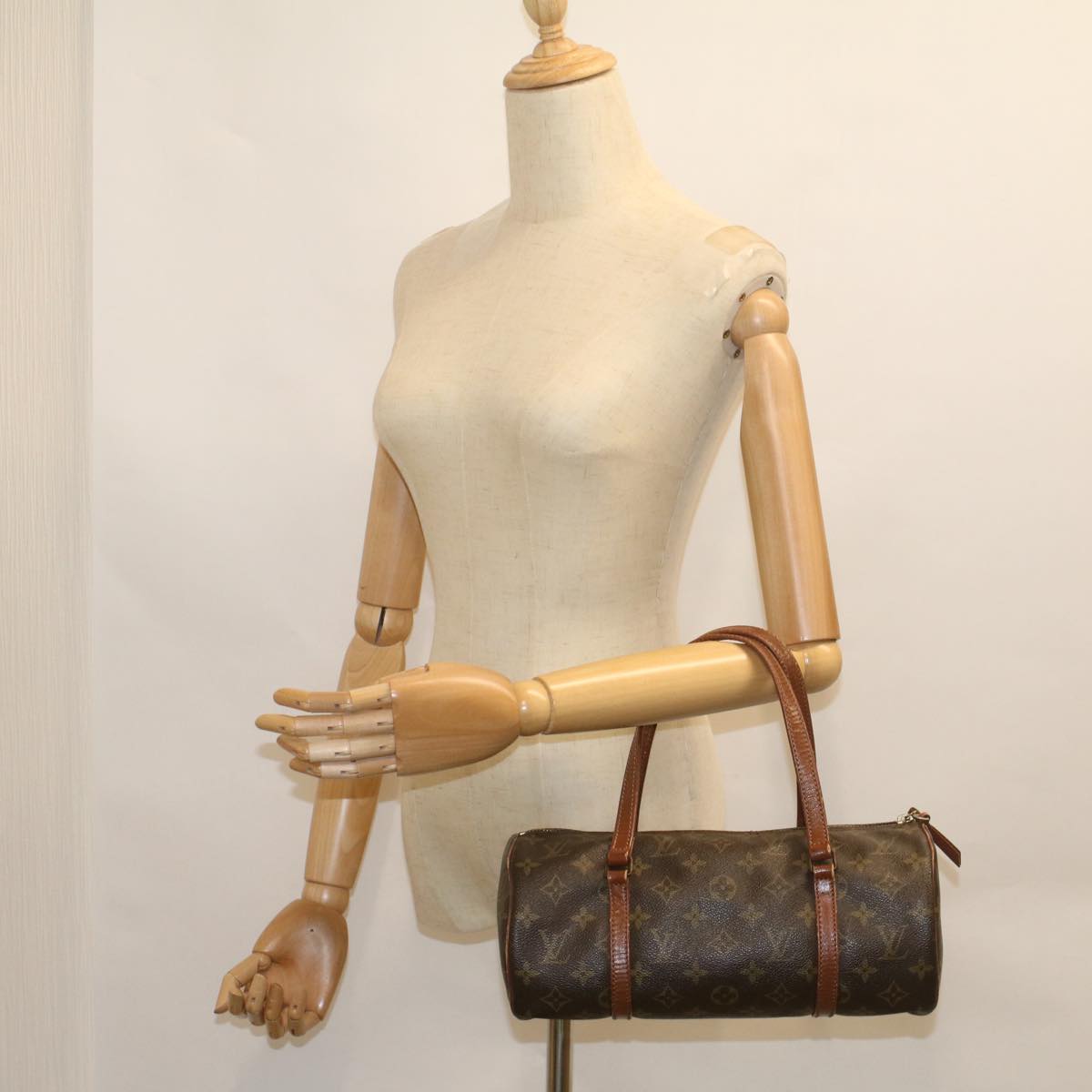 LOUIS VUITTON Monogram Papillon 30 Hand Bag M51385 LV am5125