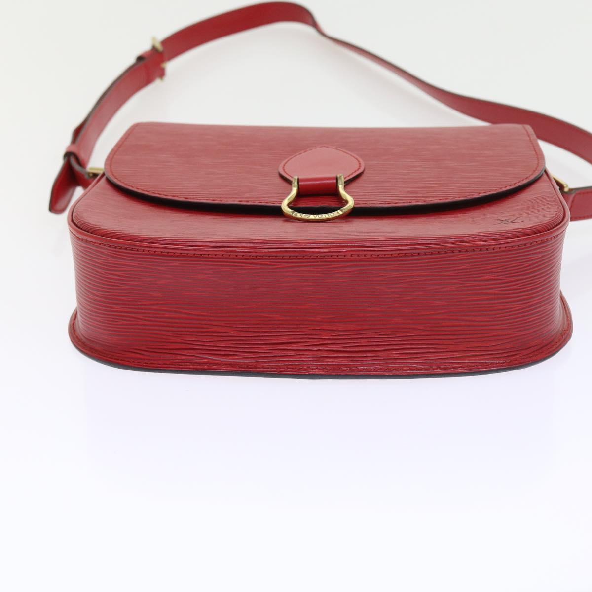 LOUIS VUITTON Epi Saint Cloud GM Shoulder Bag Red M52197 LV am5136
