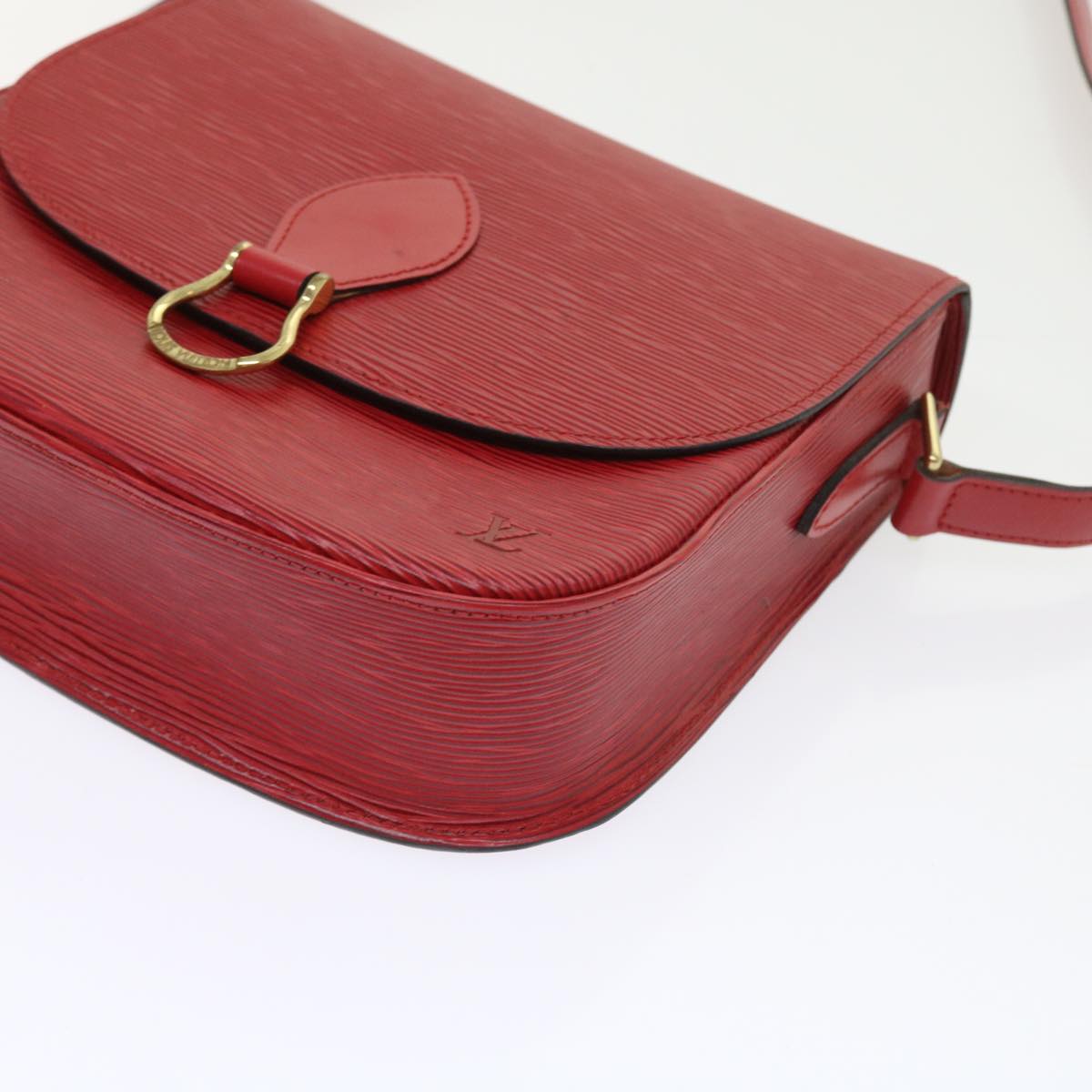 LOUIS VUITTON Epi Saint Cloud GM Shoulder Bag Red M52197 LV am5136
