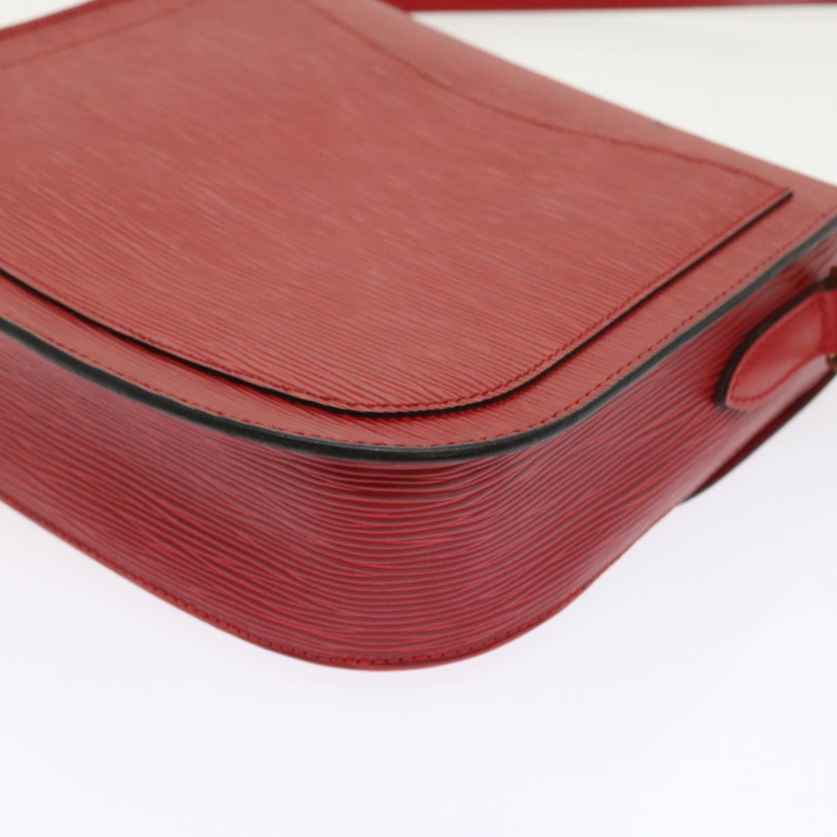 LOUIS VUITTON Epi Saint Cloud GM Shoulder Bag Red M52197 LV am5136