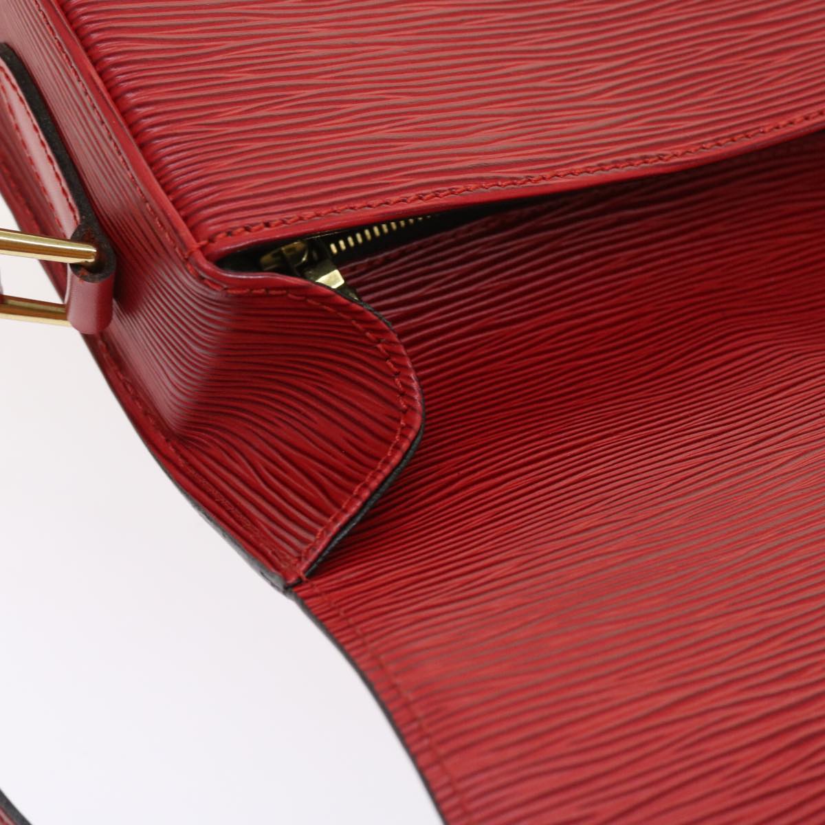LOUIS VUITTON Epi Saint Cloud GM Shoulder Bag Red M52197 LV am5136