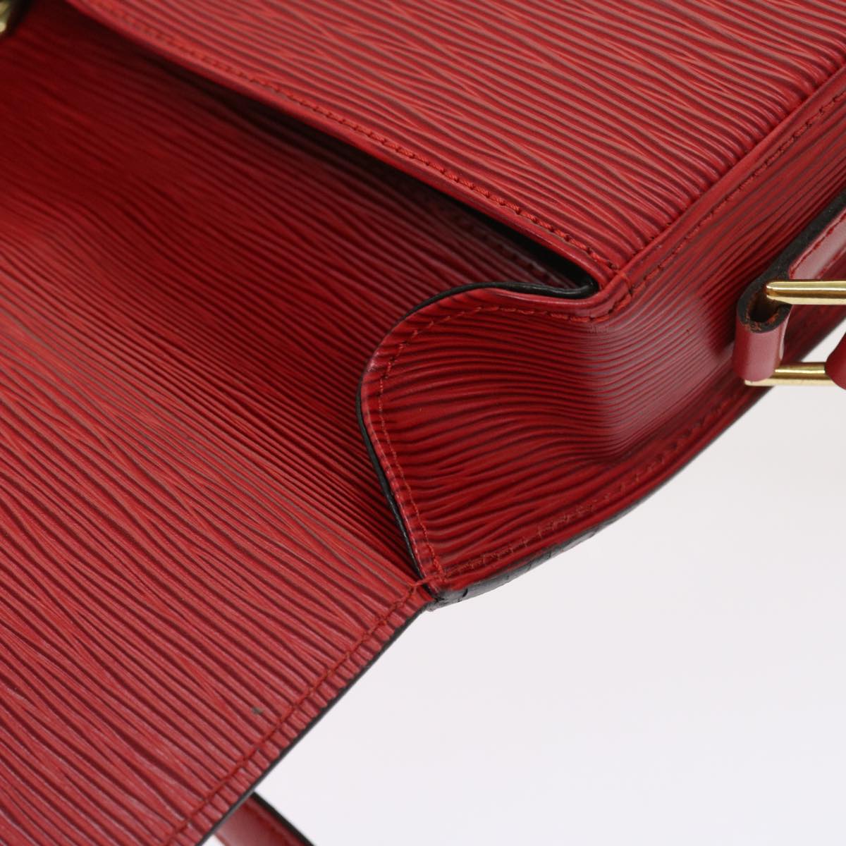 LOUIS VUITTON Epi Saint Cloud GM Shoulder Bag Red M52197 LV am5136