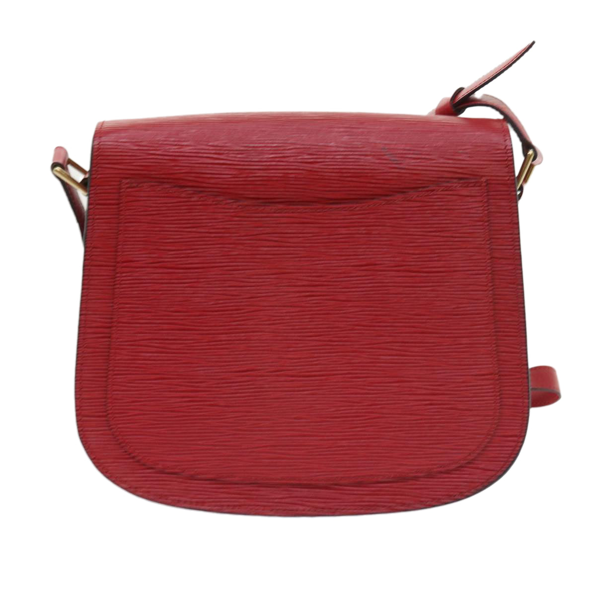 LOUIS VUITTON Epi Saint Cloud GM Shoulder Bag Red M52197 LV am5136