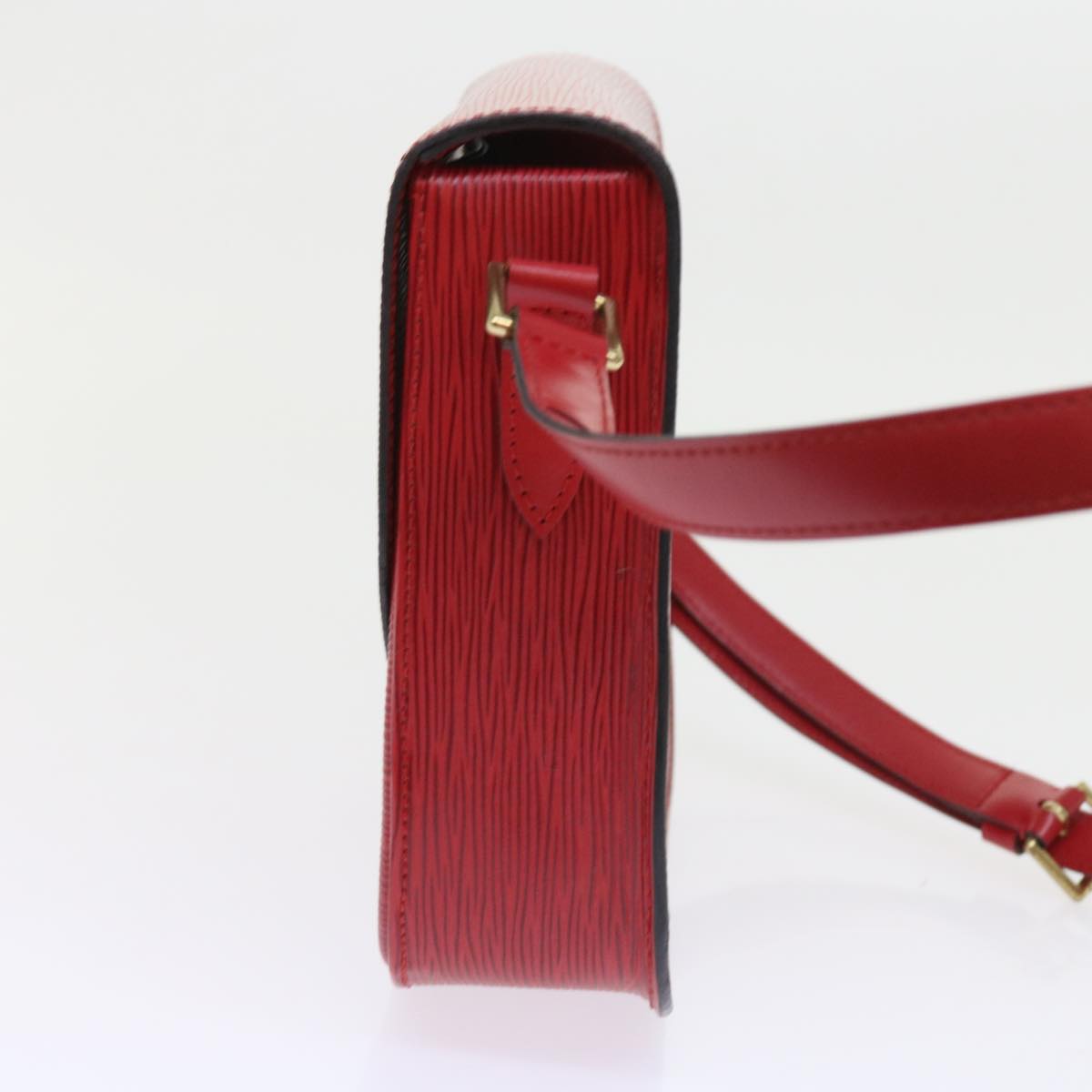 LOUIS VUITTON Epi Saint Cloud GM Shoulder Bag Red M52197 LV am5136